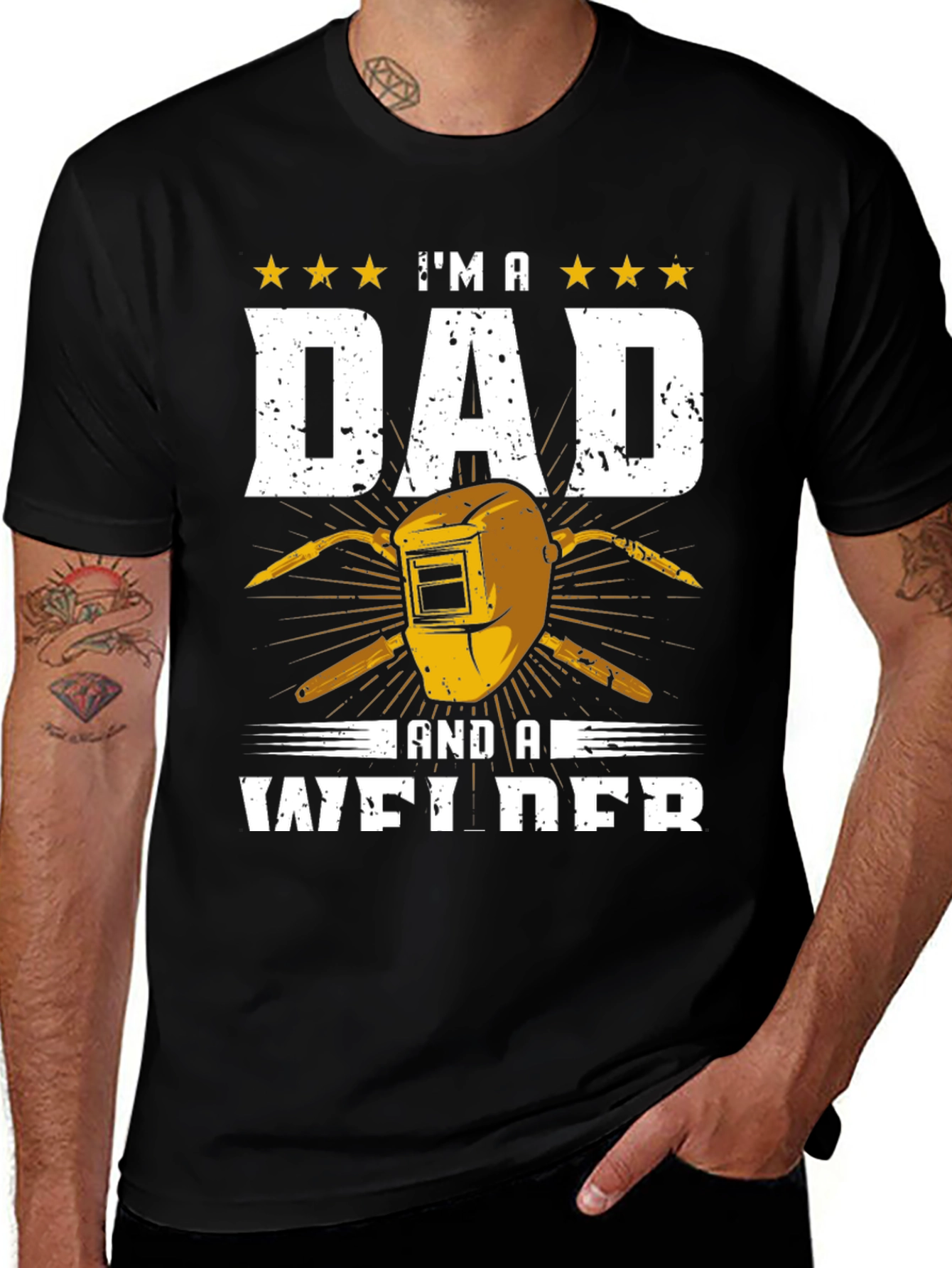 Im a Dad and a Welder T-Shirt
