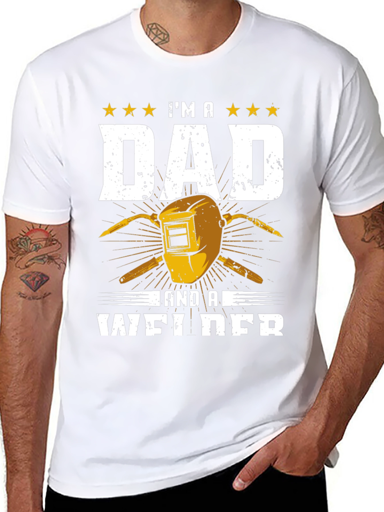 Im a Dad and a Welder T-Shirt