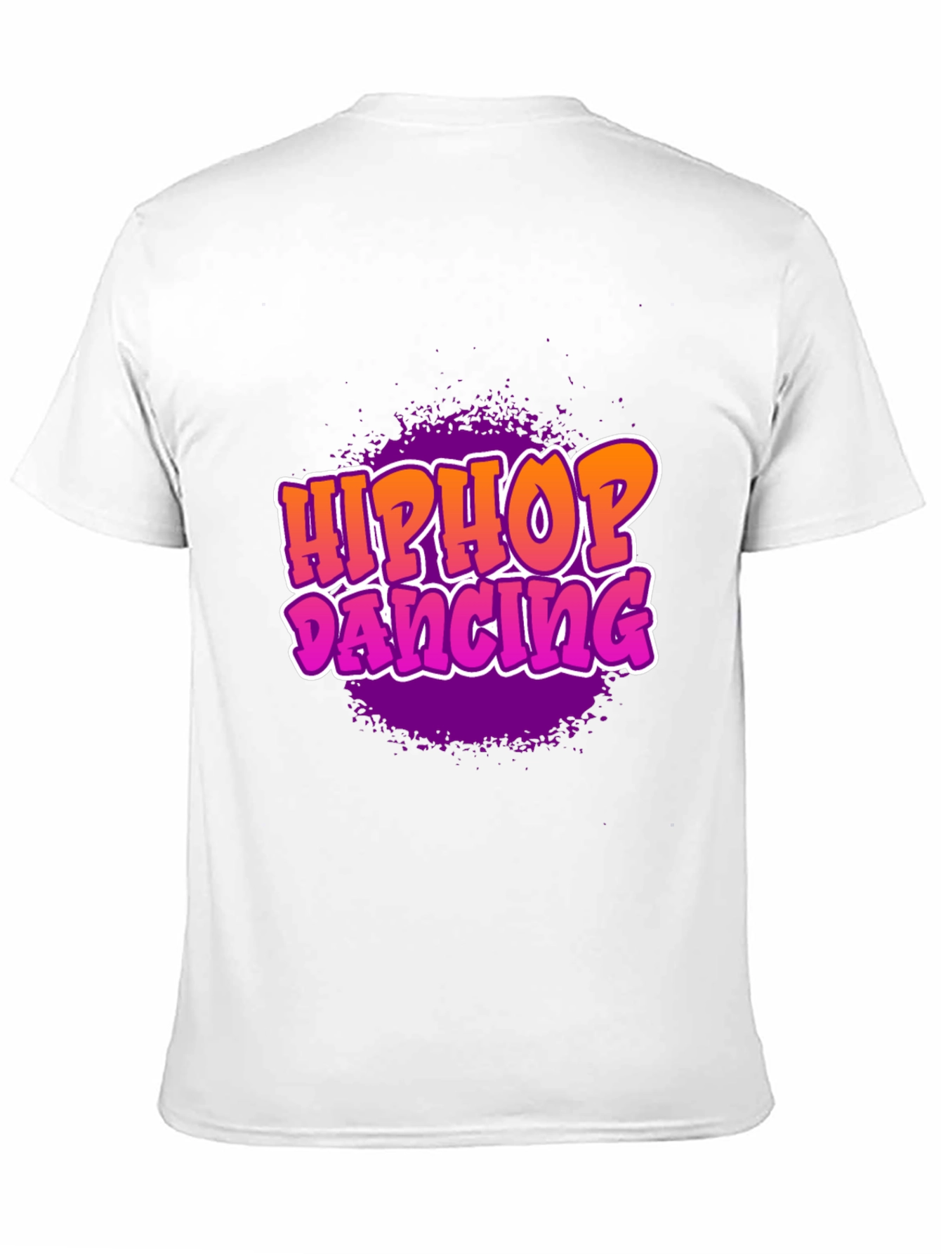 Hip Hop Dancing Graphic T-Shirt - Black