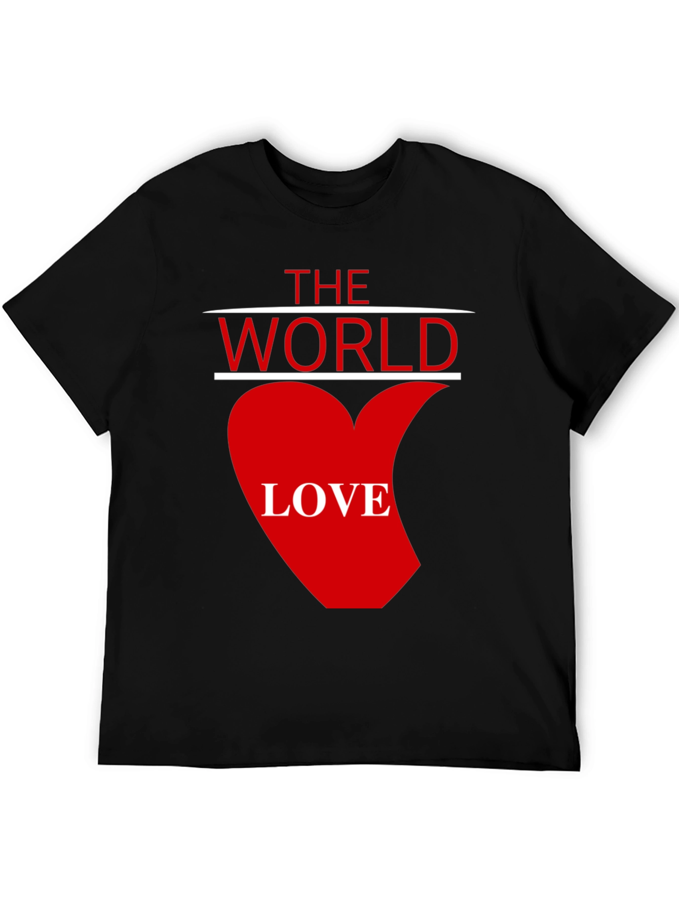 The World Love Graphic T-Shirt - Black