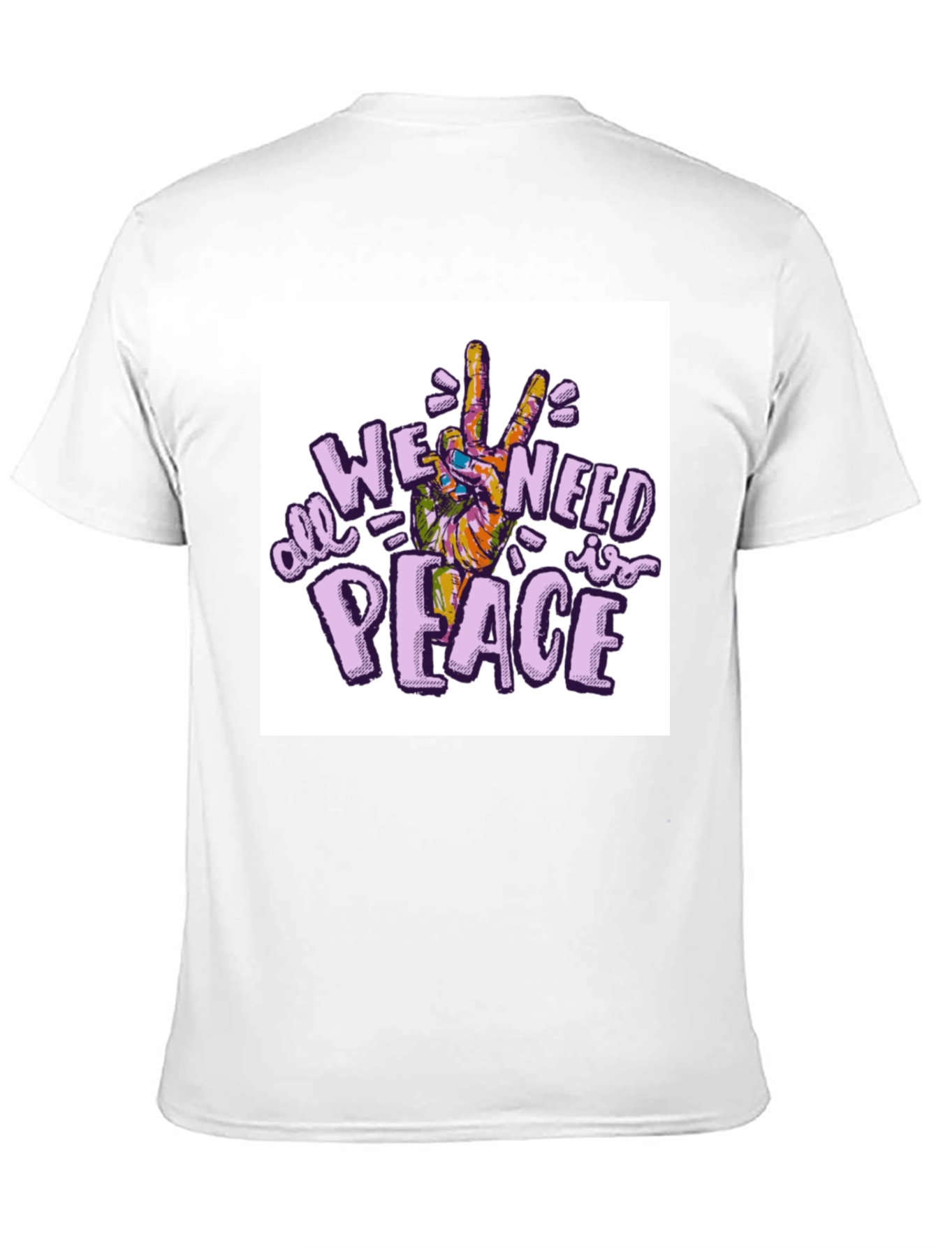 All We Need Is Peace T-Shirt - Black