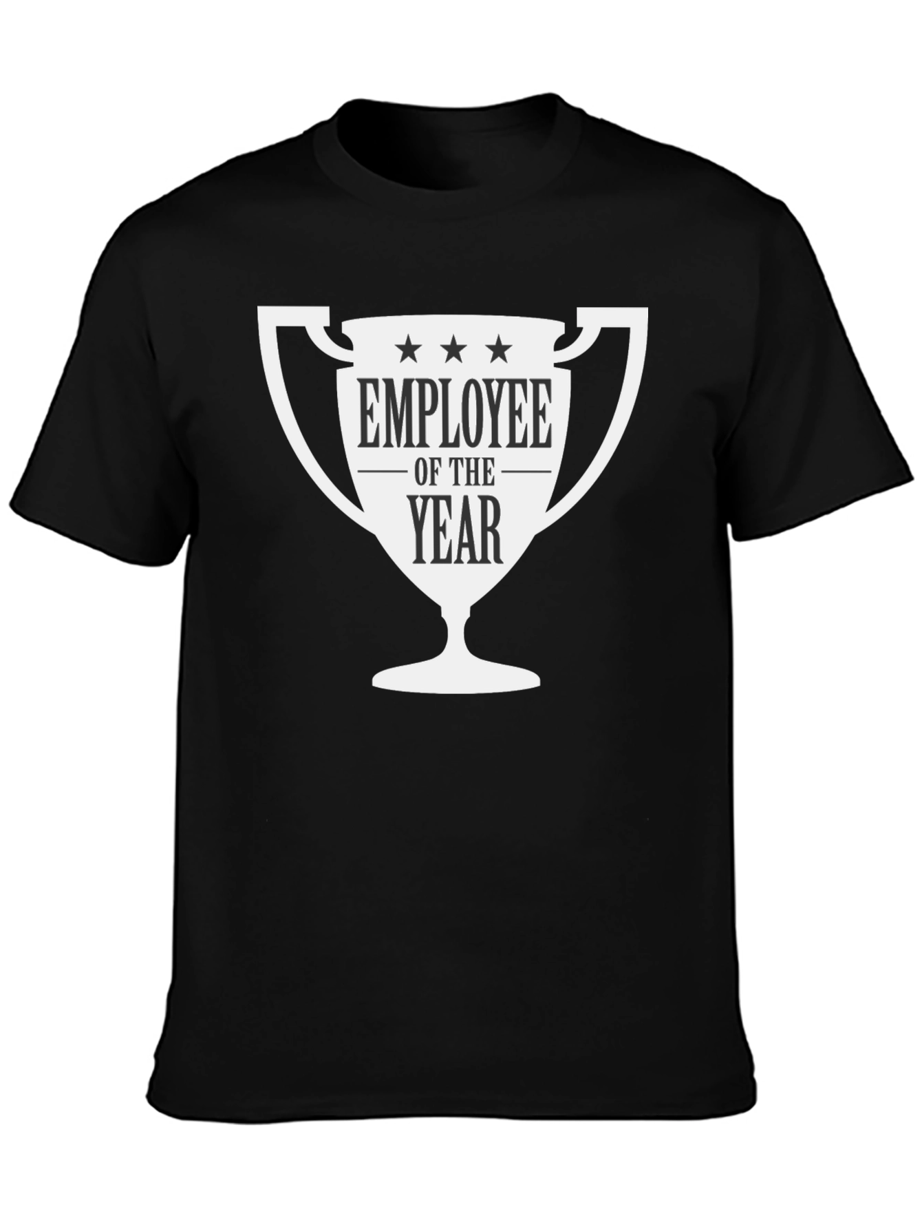 Employee of the Year Graphic Tee - Black