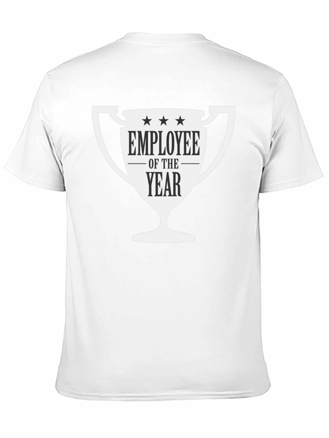 Employee of the Year Graphic Tee - Black