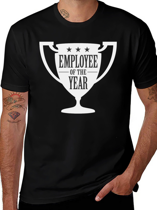 Employee of the Year Graphic Tee - Black