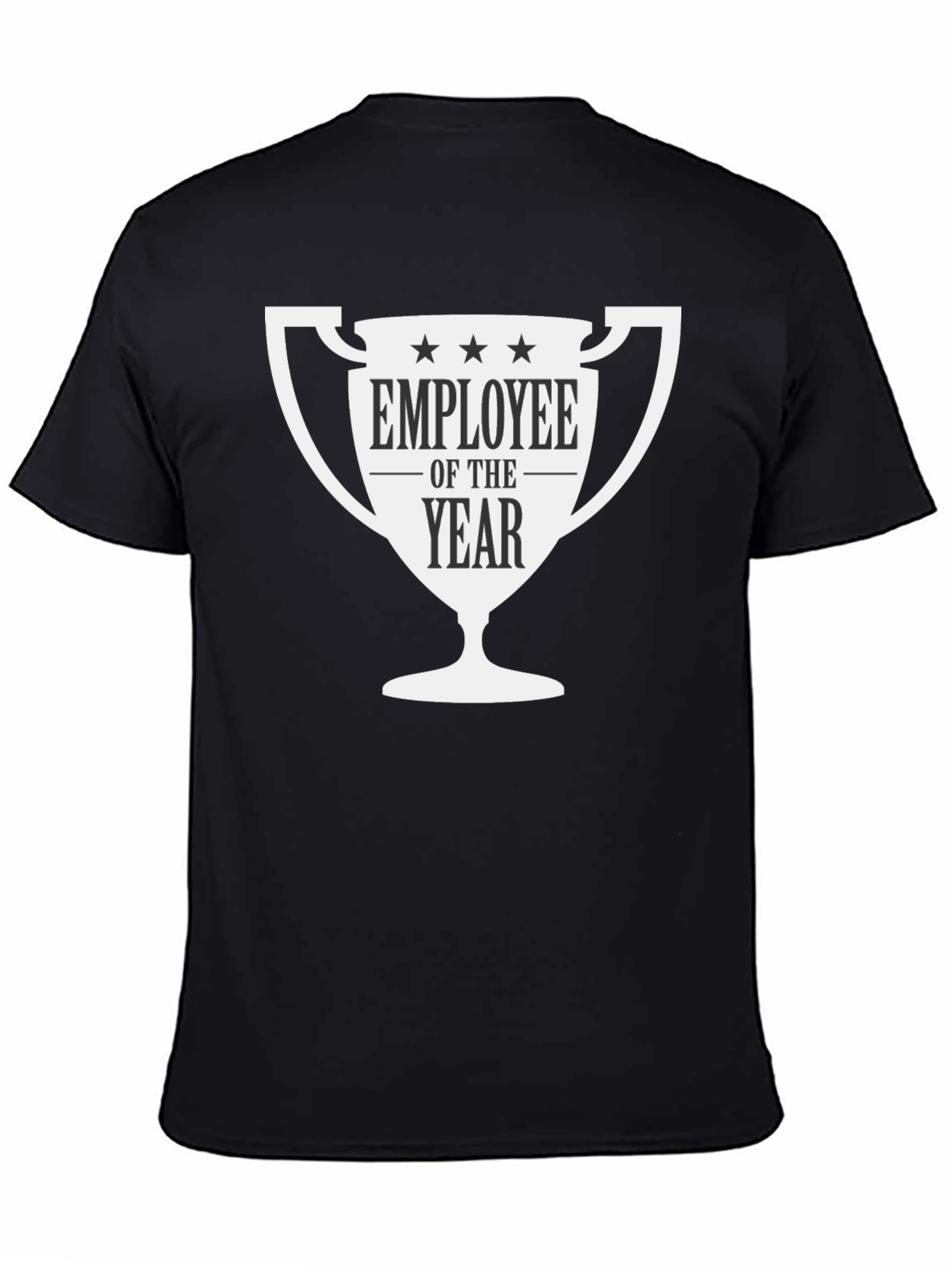 Employee of the Year Graphic Tee - Black