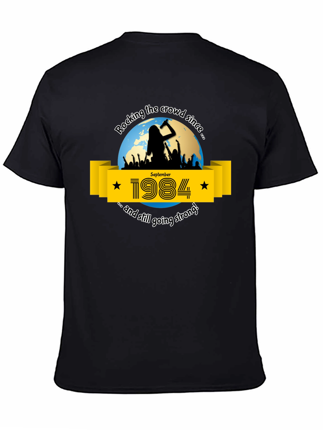 Rocking Since 1984 Black T-Shirt