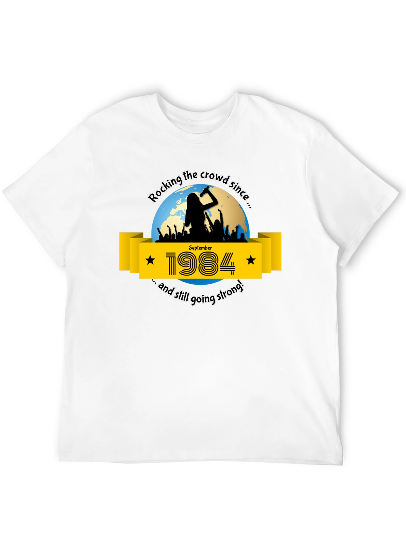 Rocking Since 1984 Black T-Shirt