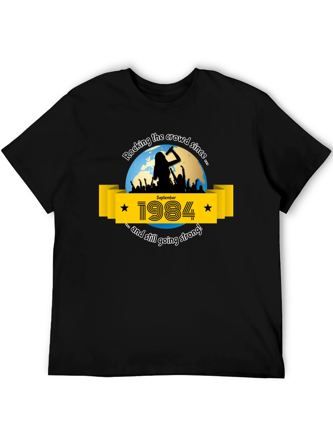 Rocking Since 1984 Black T-Shirt
