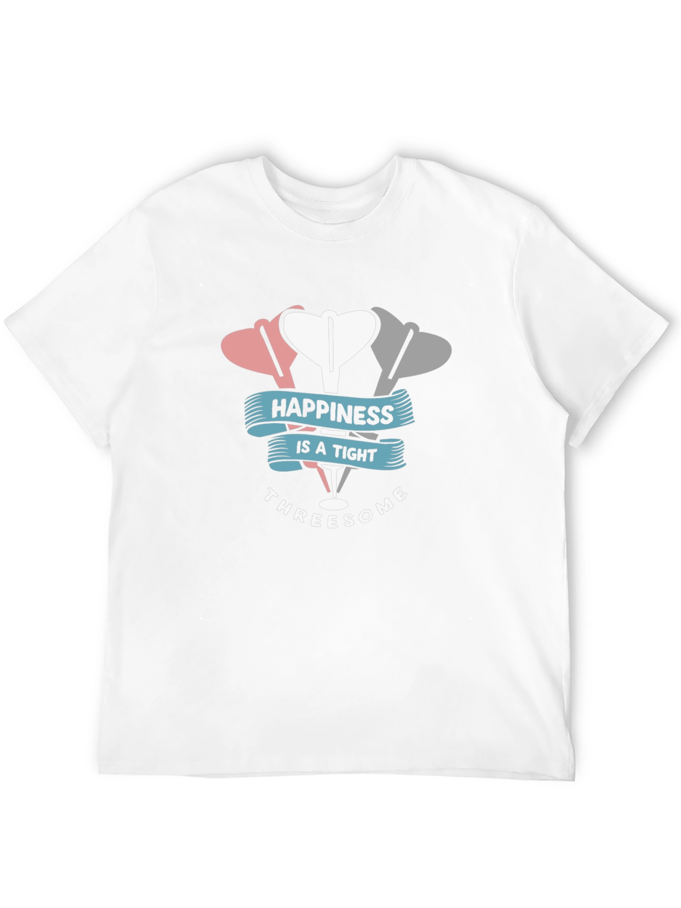Happiness Threesome Dart T-Shirt