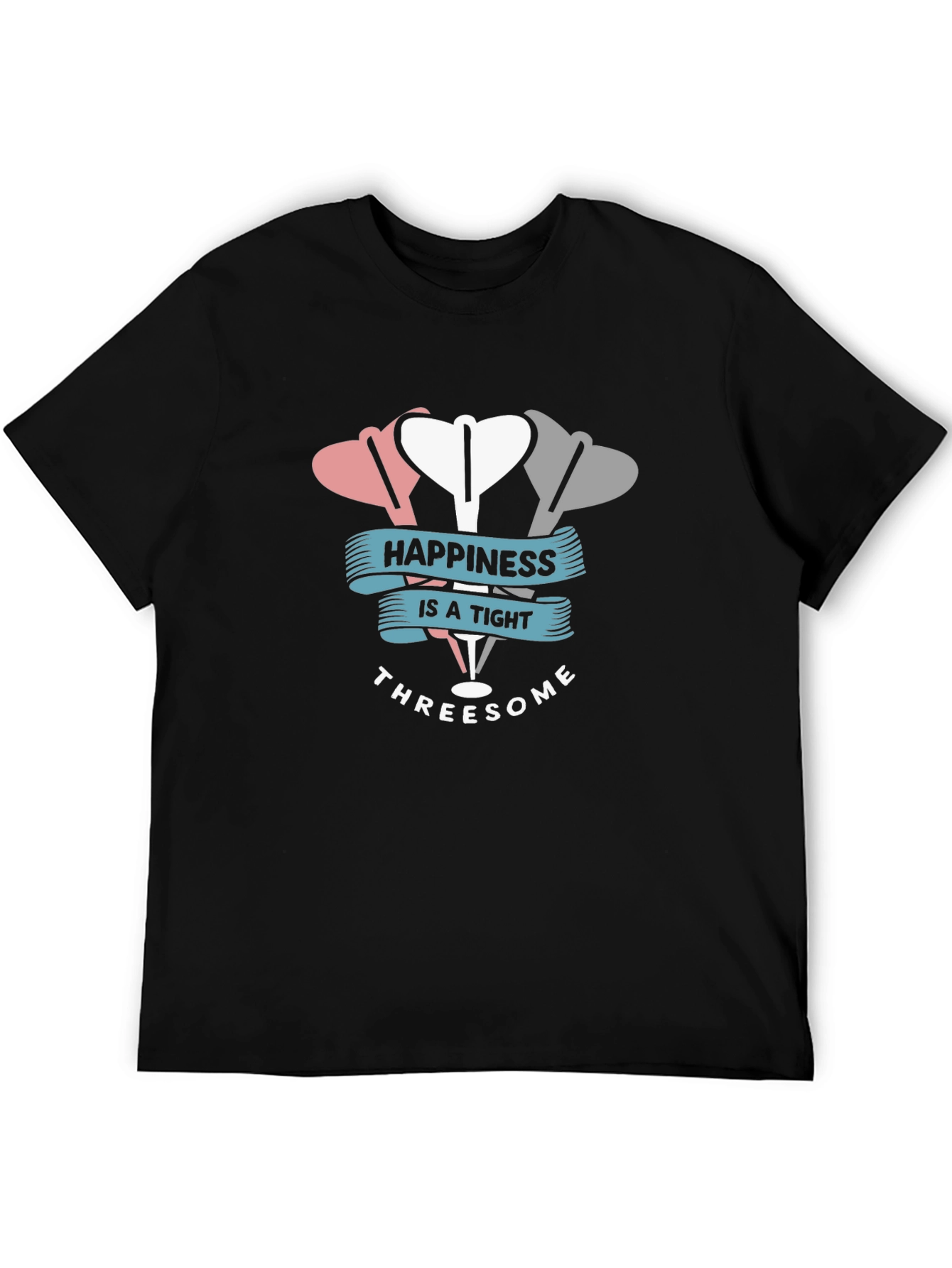 Happiness Threesome Dart T-Shirt