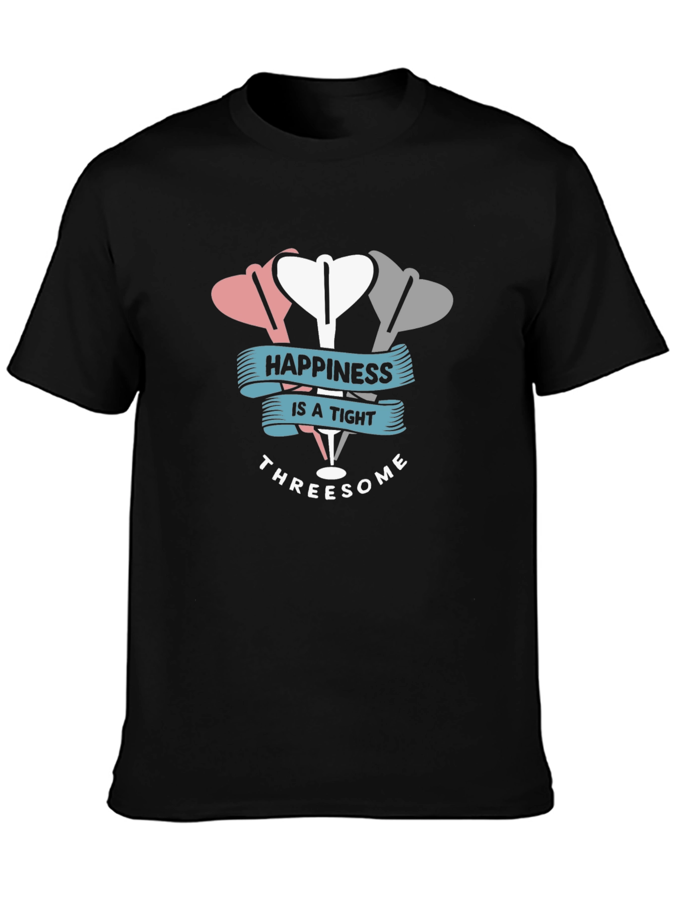 Happiness Threesome Dart T-Shirt