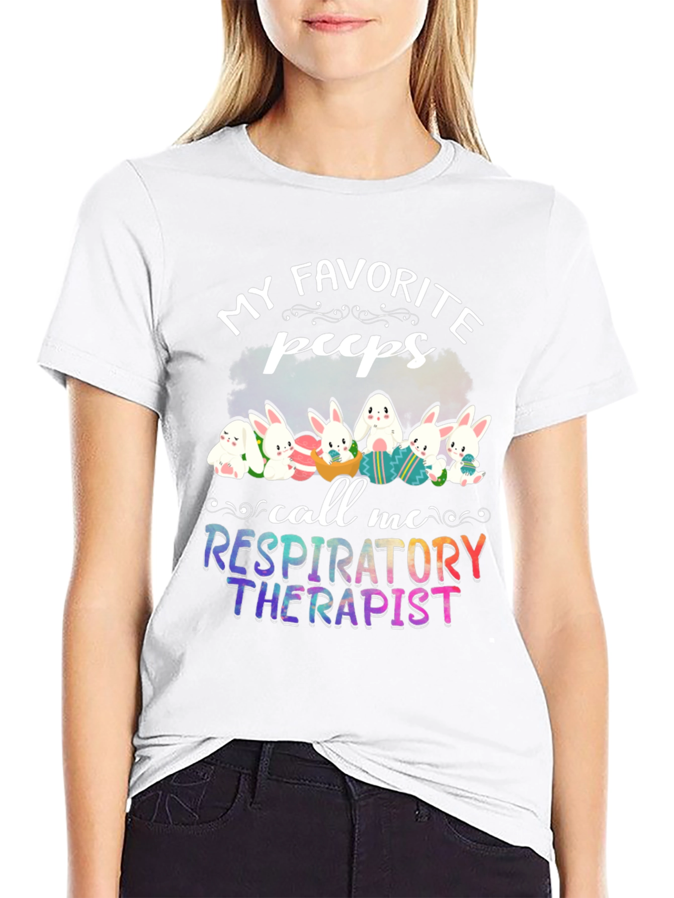 Respiratory Therapist Easter Peeps T-Shirt