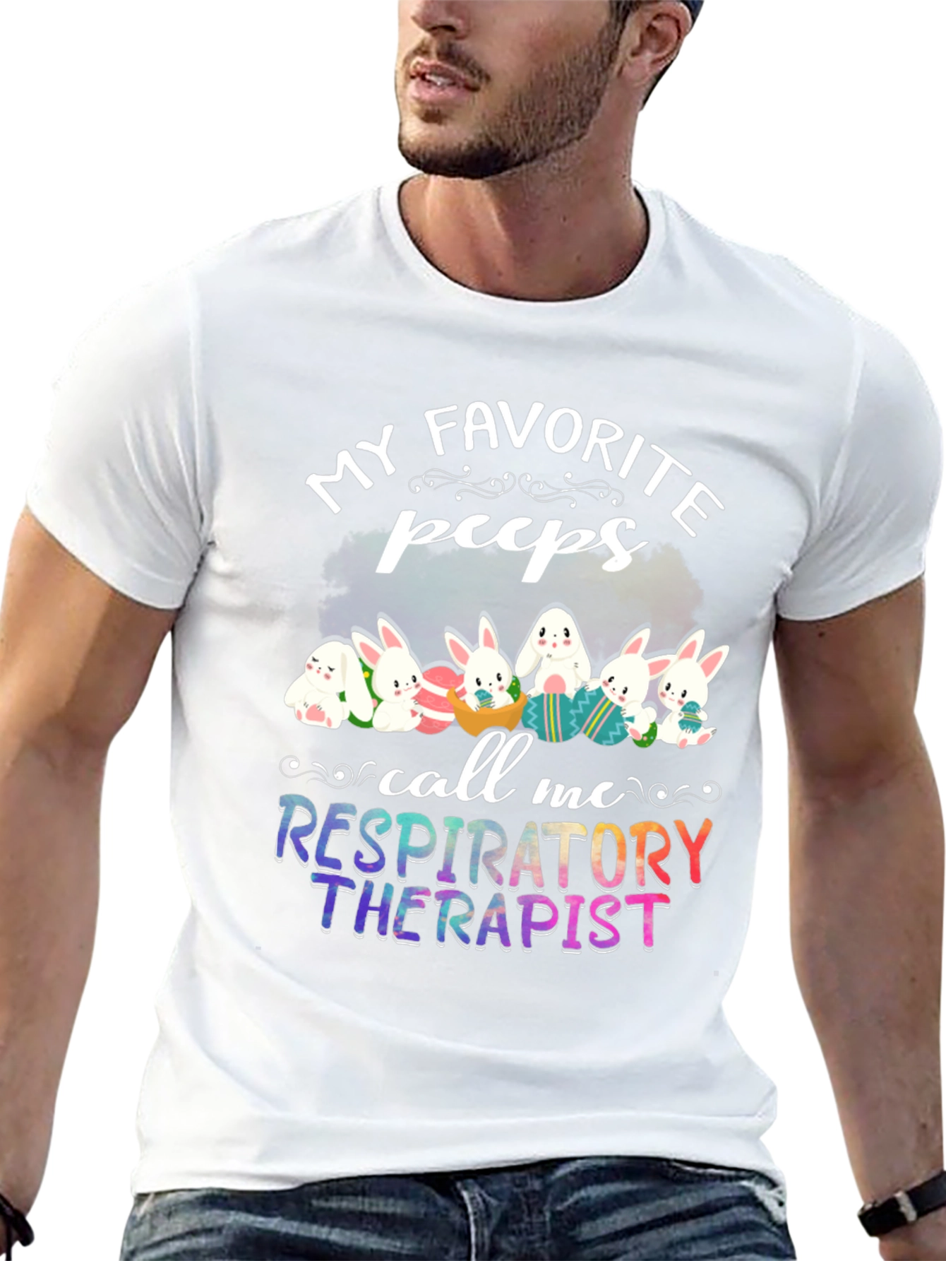 Respiratory Therapist Easter Peeps T-Shirt