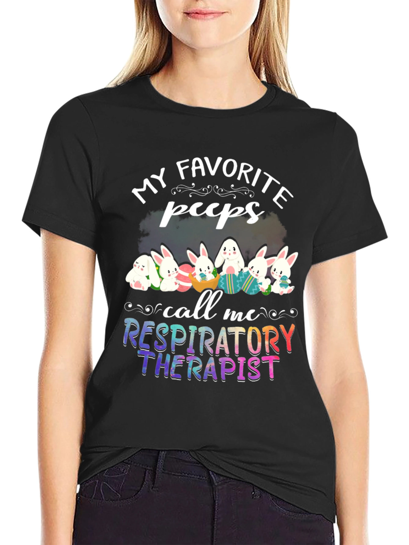 Respiratory Therapist Easter Peeps T-Shirt