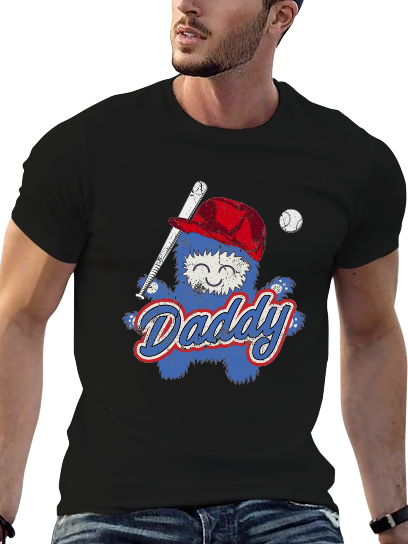 Daddy Baseball T-Shirt - Fathers Day Gift
