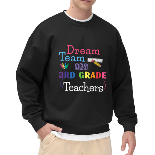 Dream Team Teacher Graphic ԲÁìÎÀÒÂ - Unique Design Pullover Sweatshirt