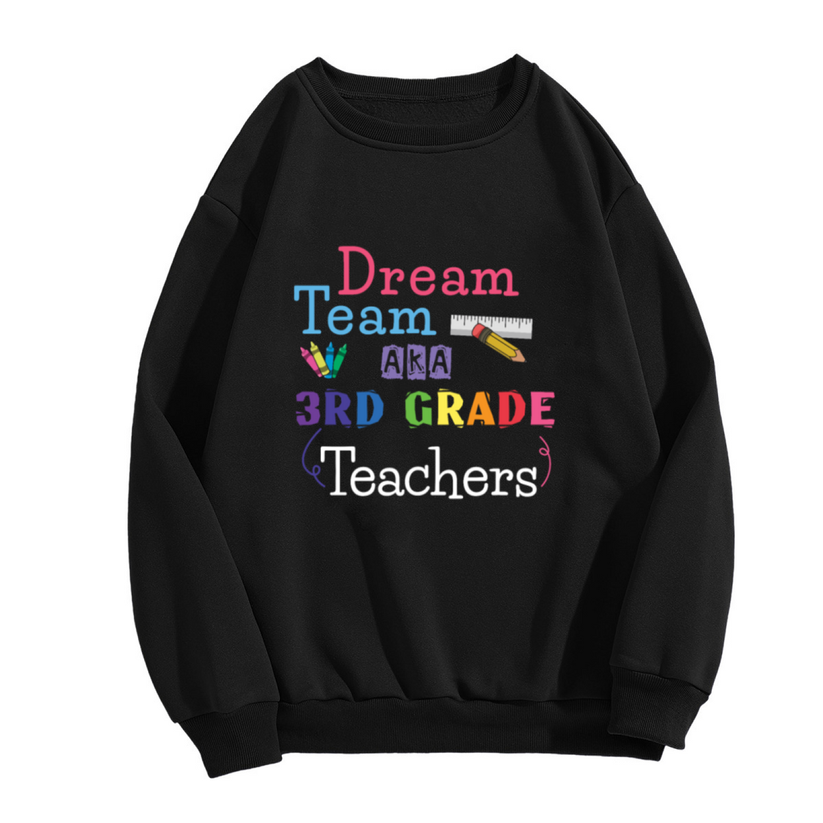 Dream Team Teacher Graphic ԲÁìÎÀÒÂ - Unique Design Pullover Sweatshirt
