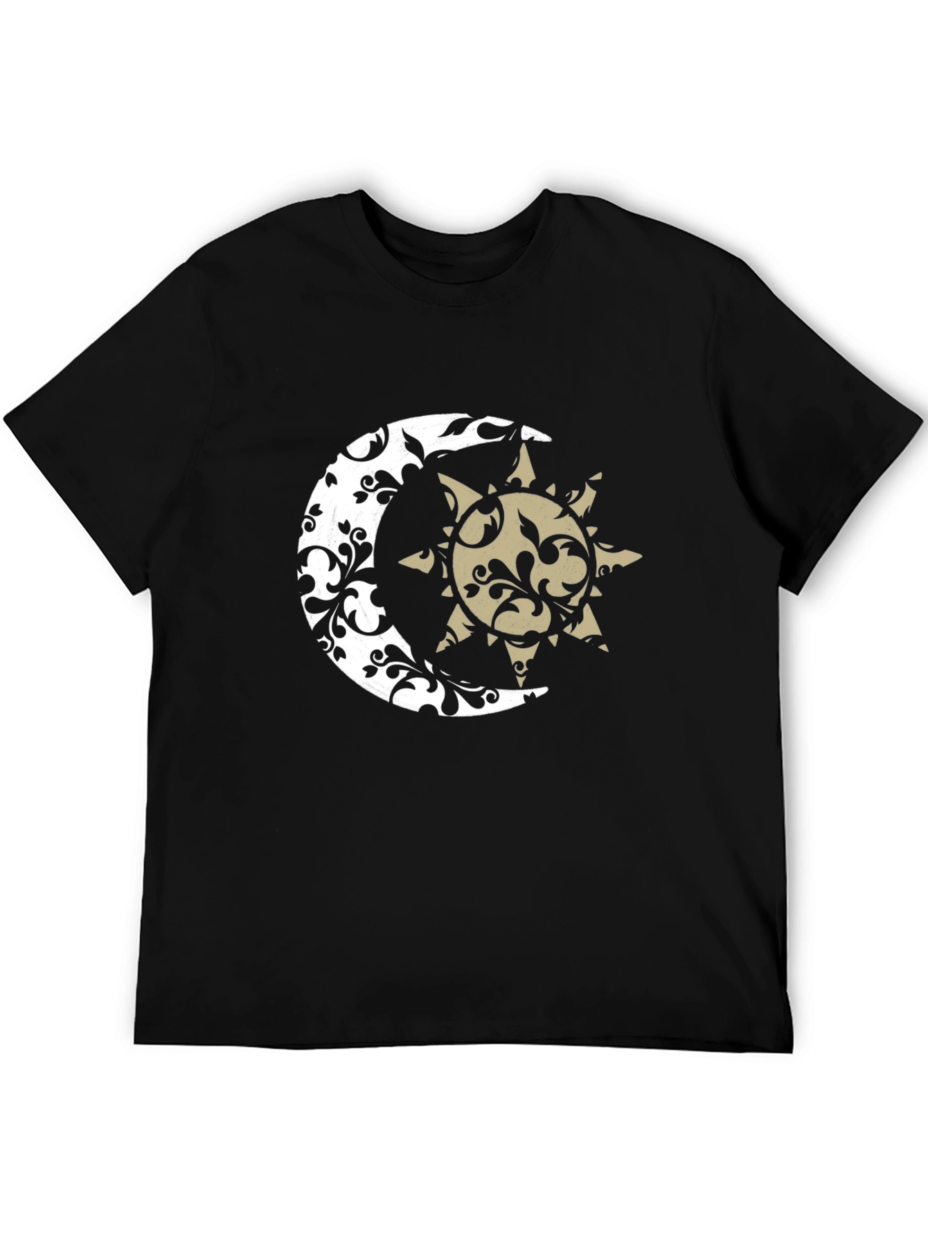 Moon & Sun Graphic Tee - Celestial Design