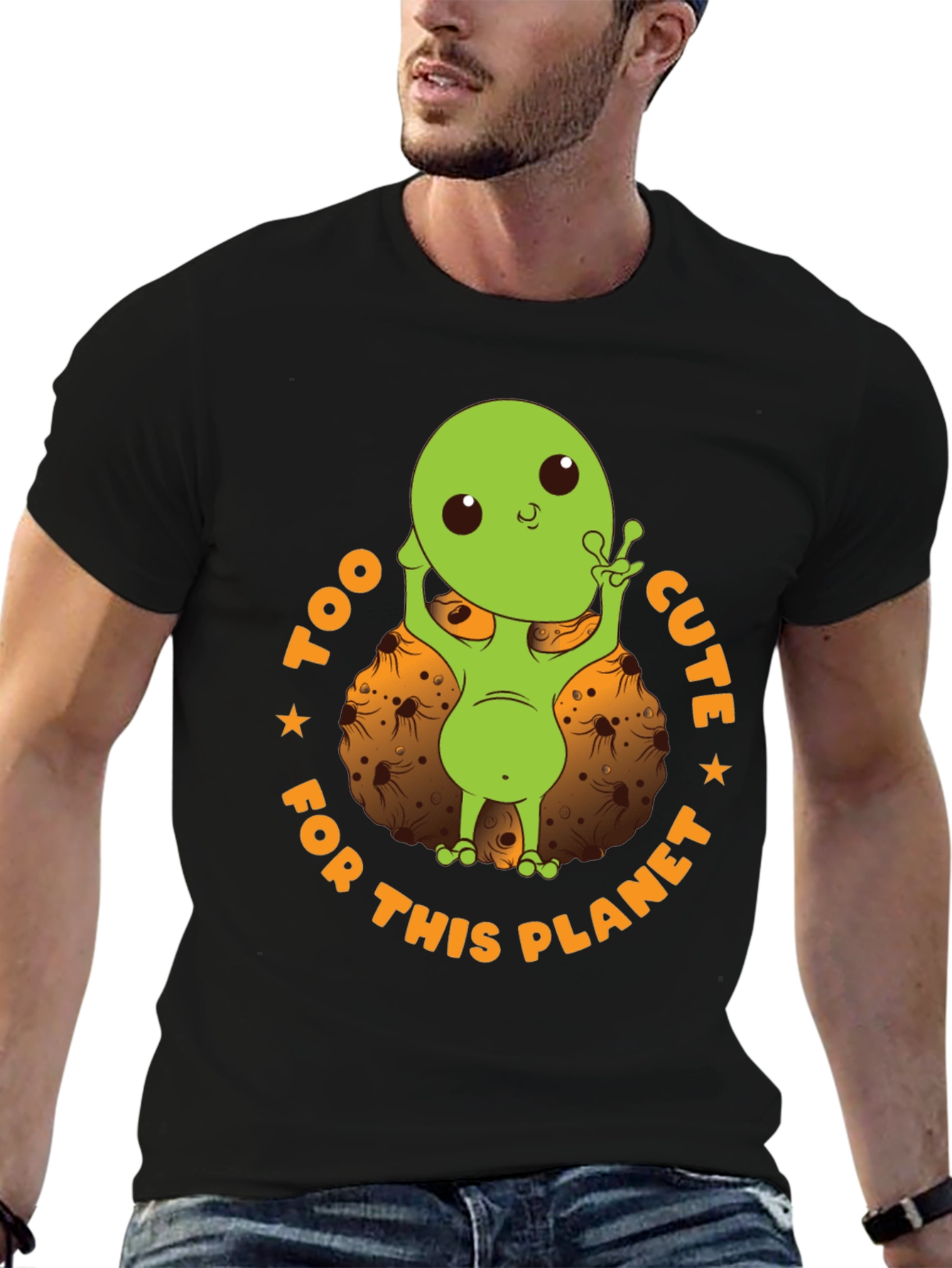 Alien Cute Planet T-Shirt