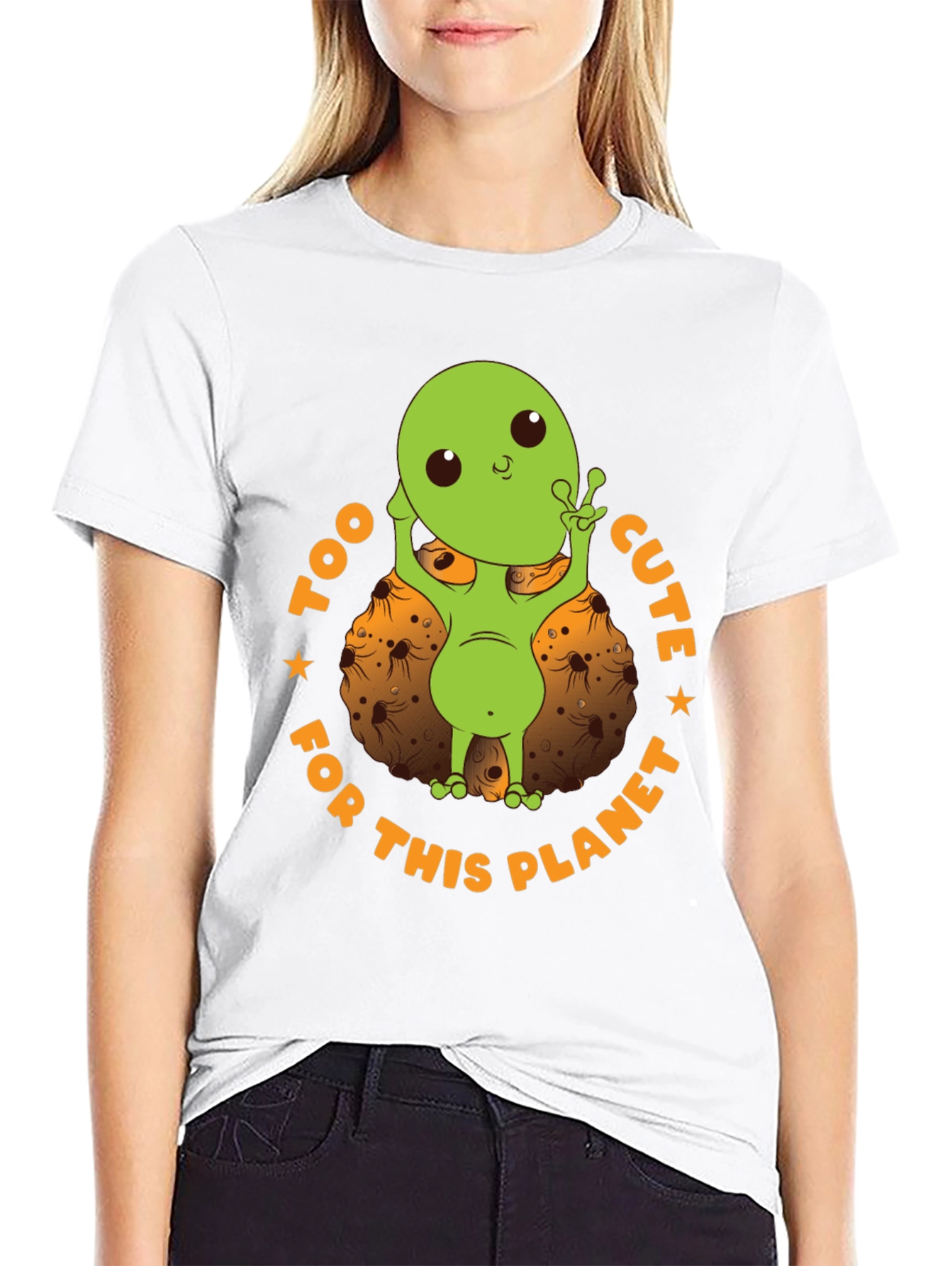 Alien Cute Planet T-Shirt