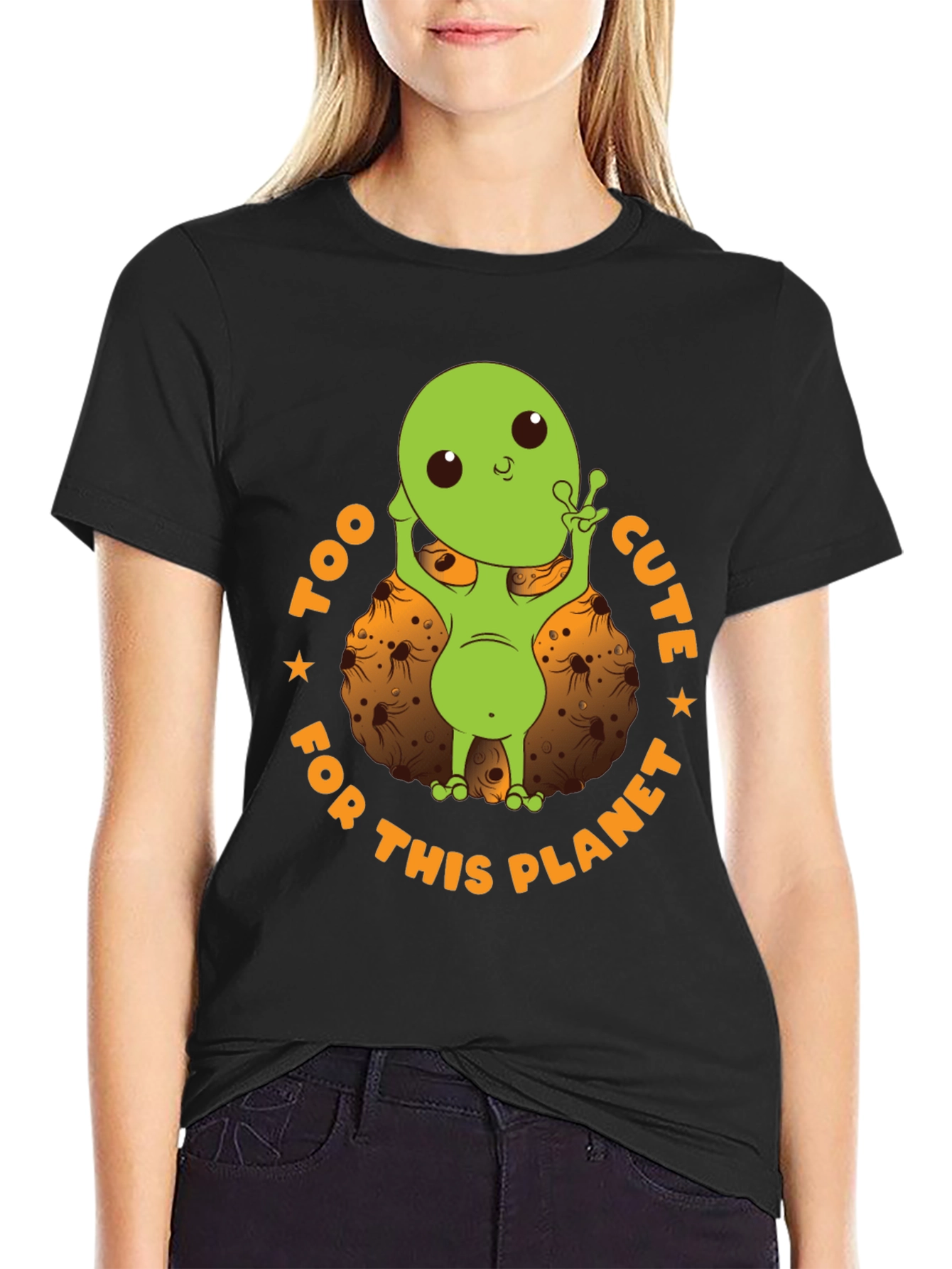 Alien Cute Planet T-Shirt