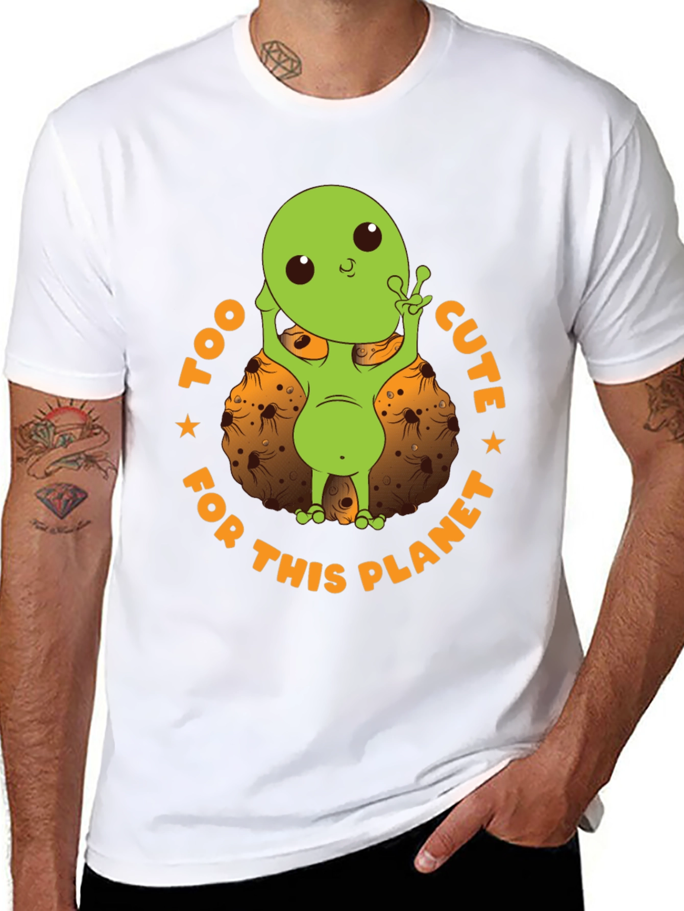 Alien Cute Planet T-Shirt