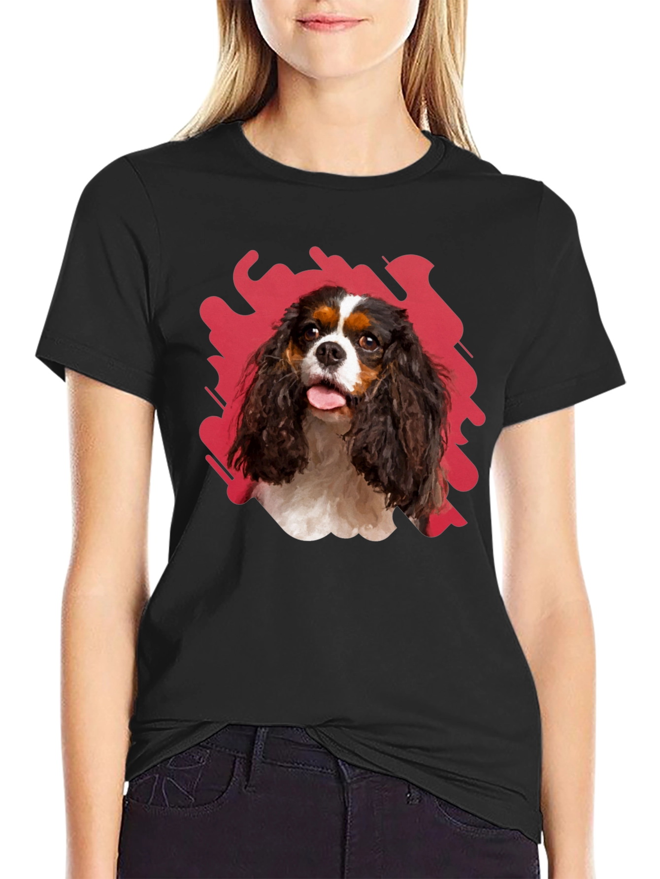 Dog Graphic Tee - Cavalier Spaniel