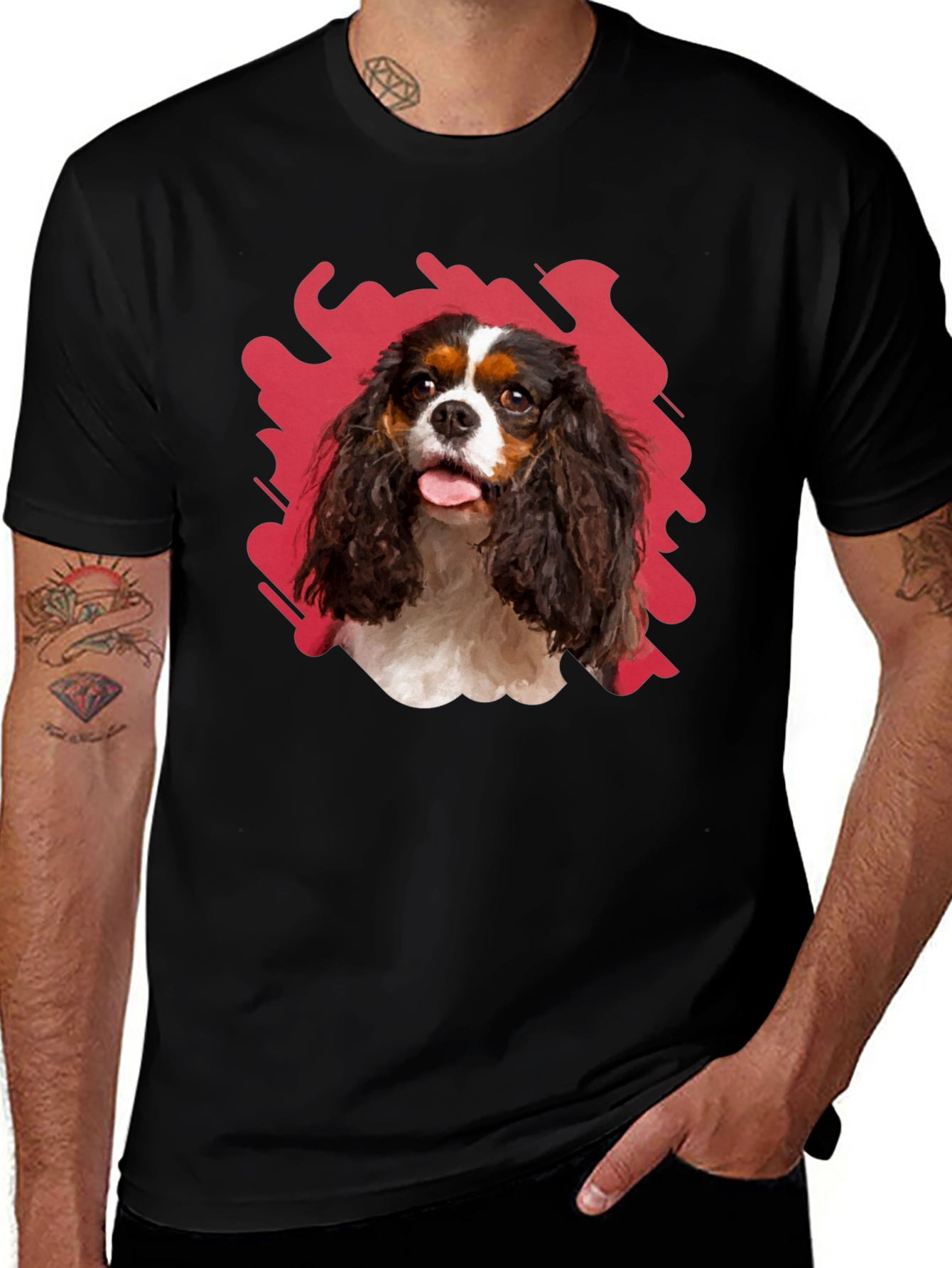 Dog Graphic Tee - Cavalier Spaniel