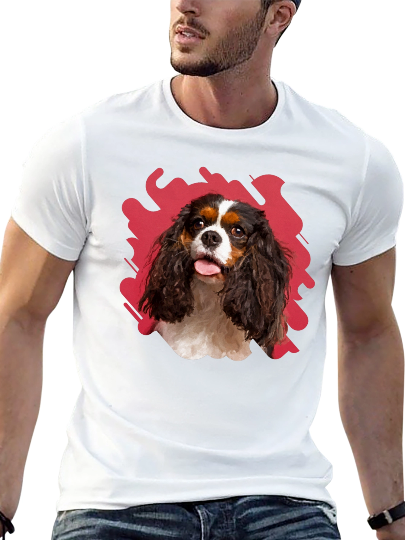 Dog Graphic Tee - Cavalier Spaniel