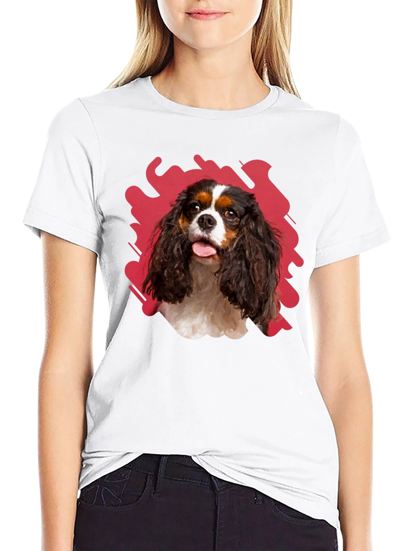 Dog Graphic Tee - Cavalier Spaniel