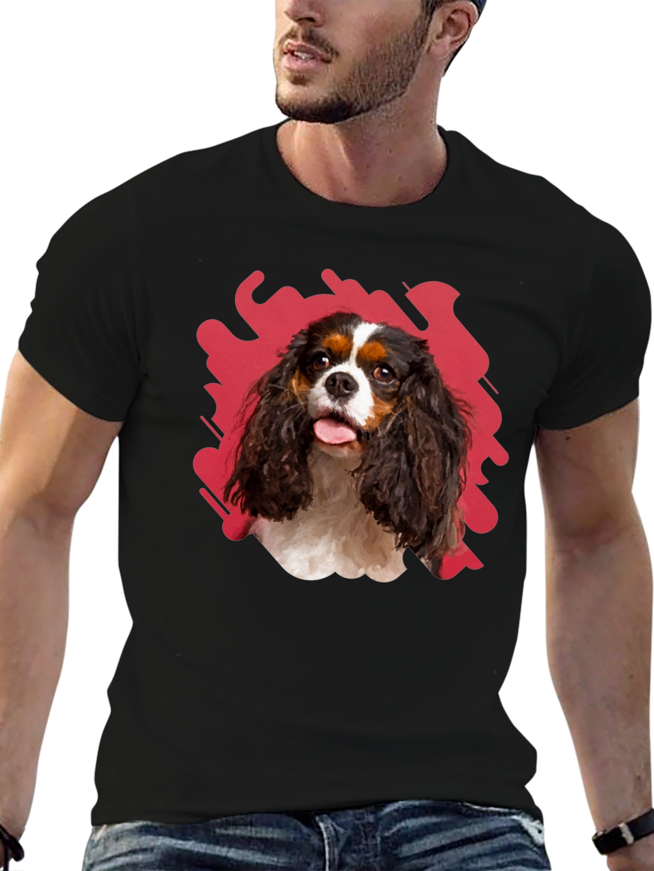 Dog Graphic Tee - Cavalier Spaniel