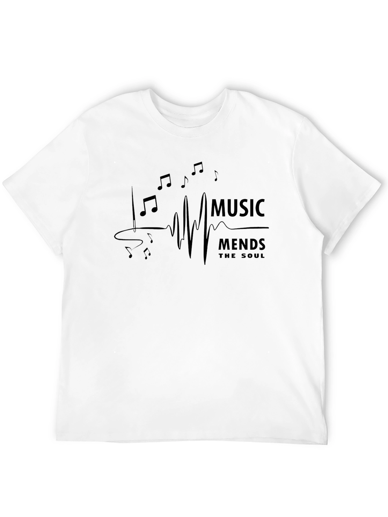 Music Mends the Soul Graphic T-Shirt