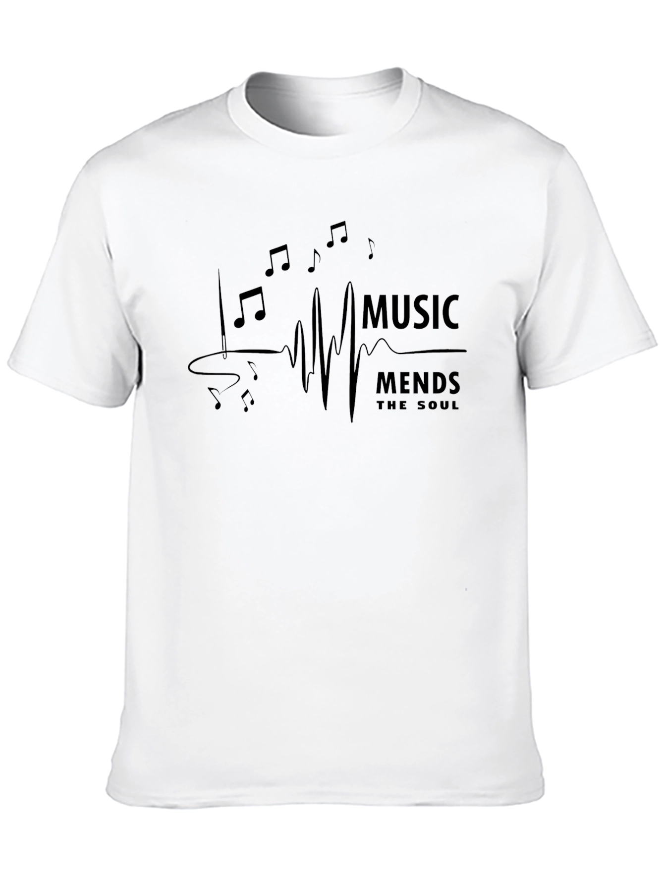 Music Mends the Soul Graphic T-Shirt