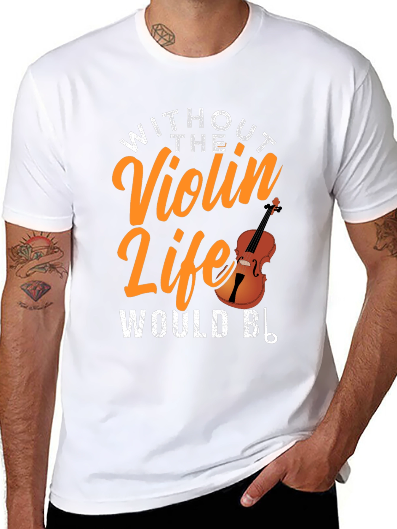 Violin Life T-Shirt - Musicians Apparel