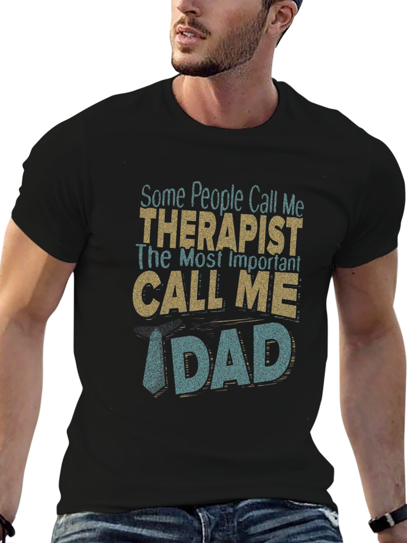 Therapist Dad Graphic T-Shirt