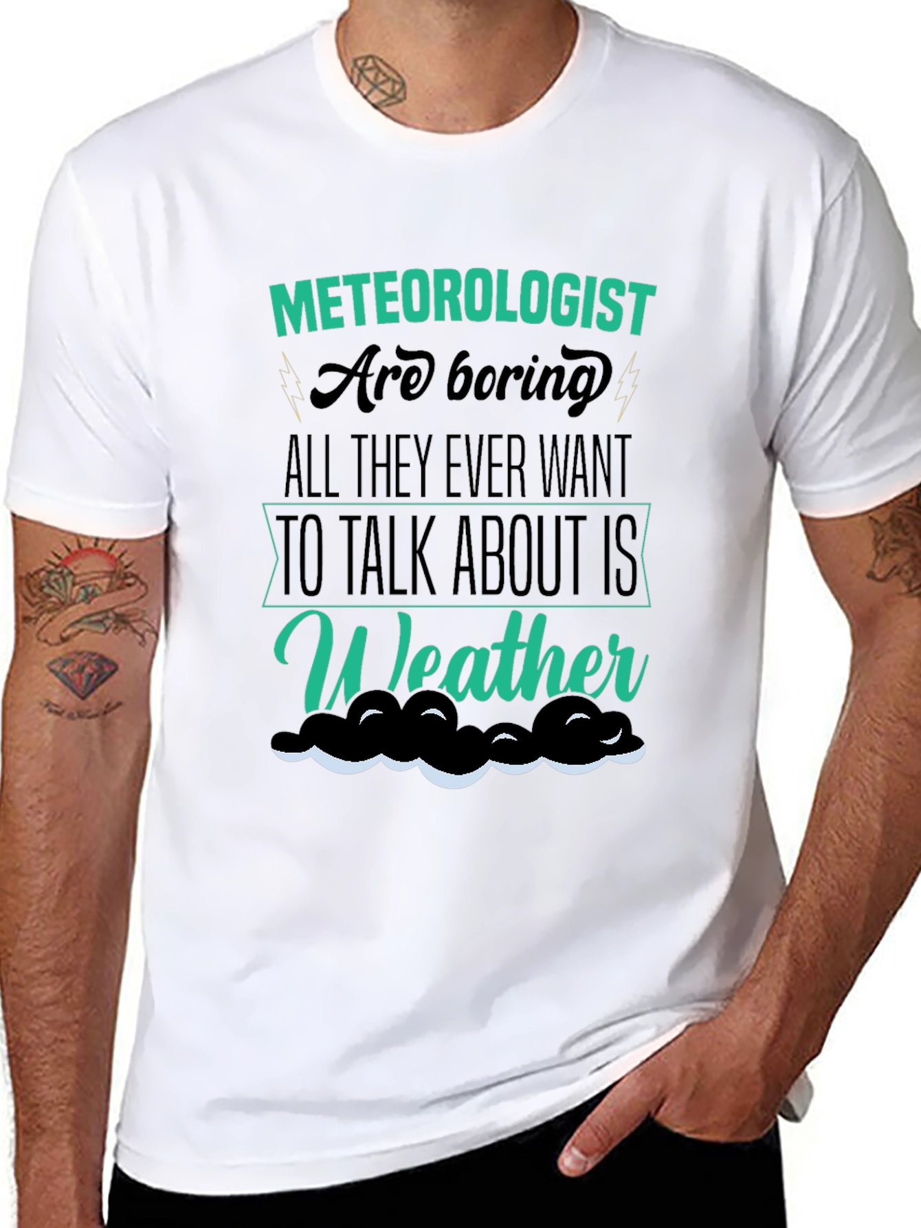 Meteorologist Humor Graphic T-Shirt