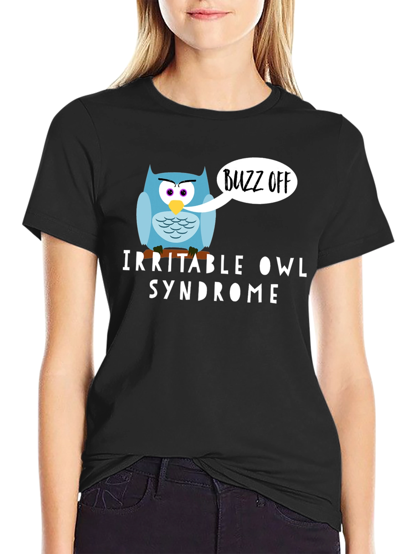 Irritable Owl Syndrome T-Shirt - Buzz Off