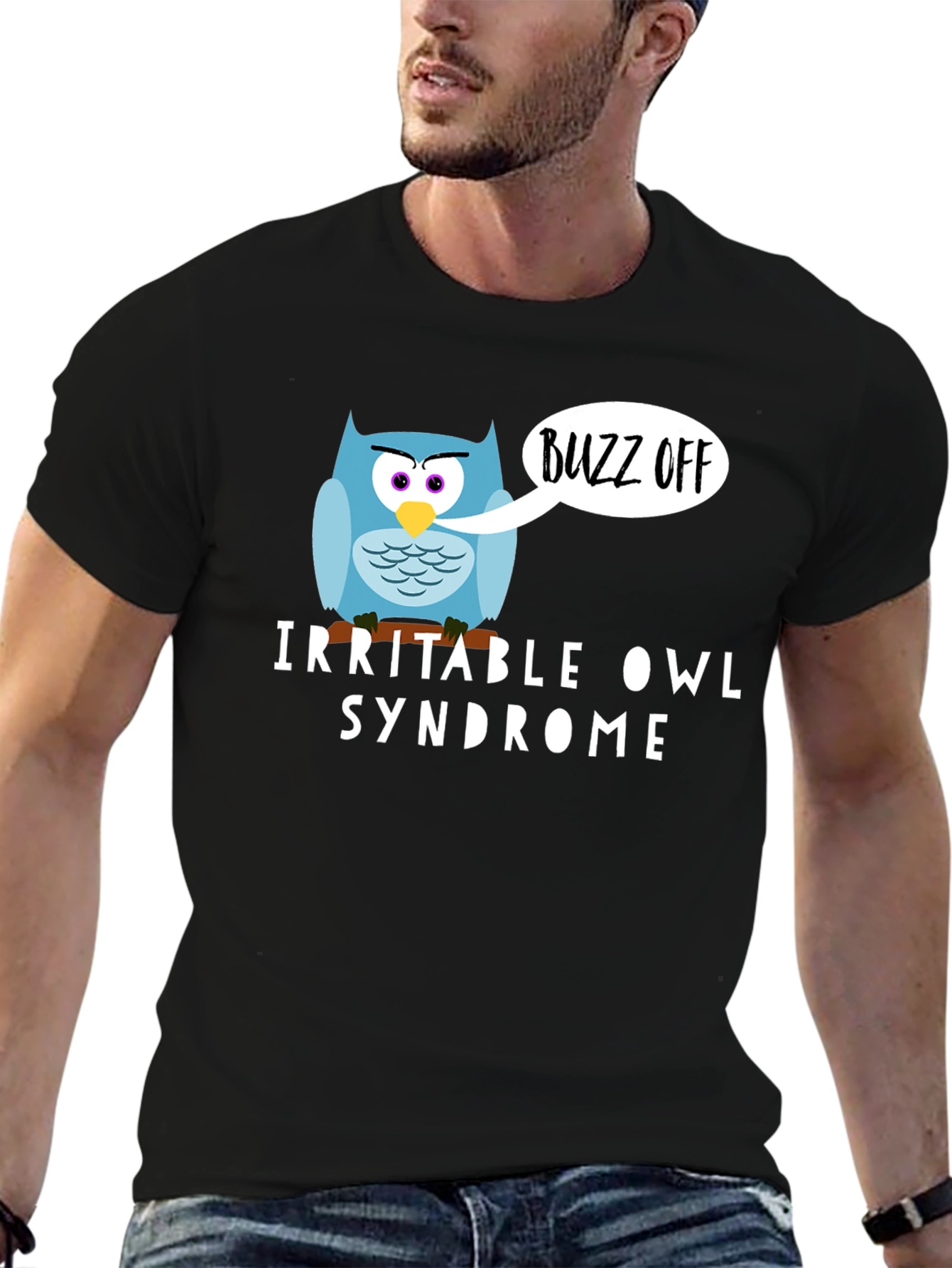 Irritable Owl Syndrome T-Shirt - Buzz Off