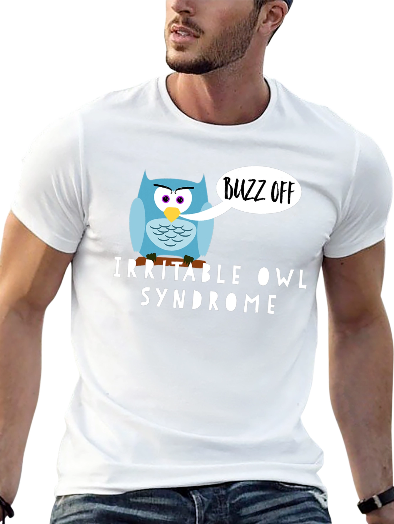 Irritable Owl Syndrome T-Shirt - Buzz Off