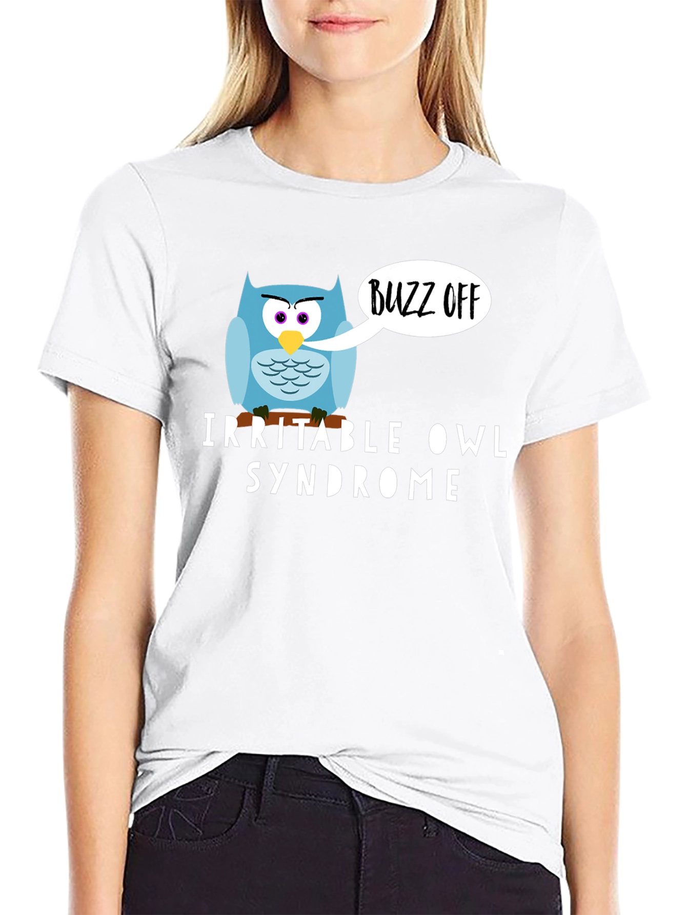 Irritable Owl Syndrome T-Shirt - Buzz Off