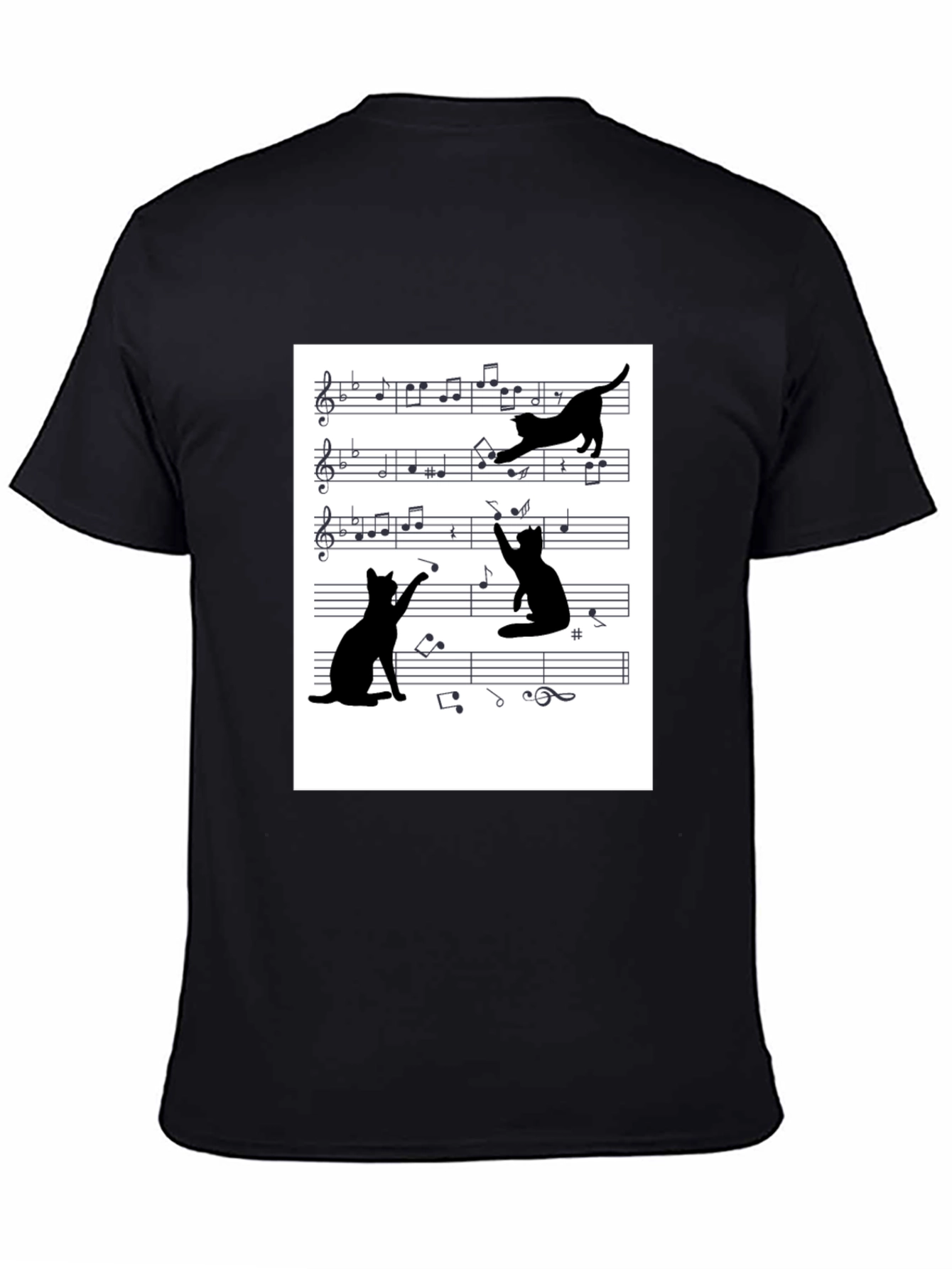 Musical Cats Graphic Tee