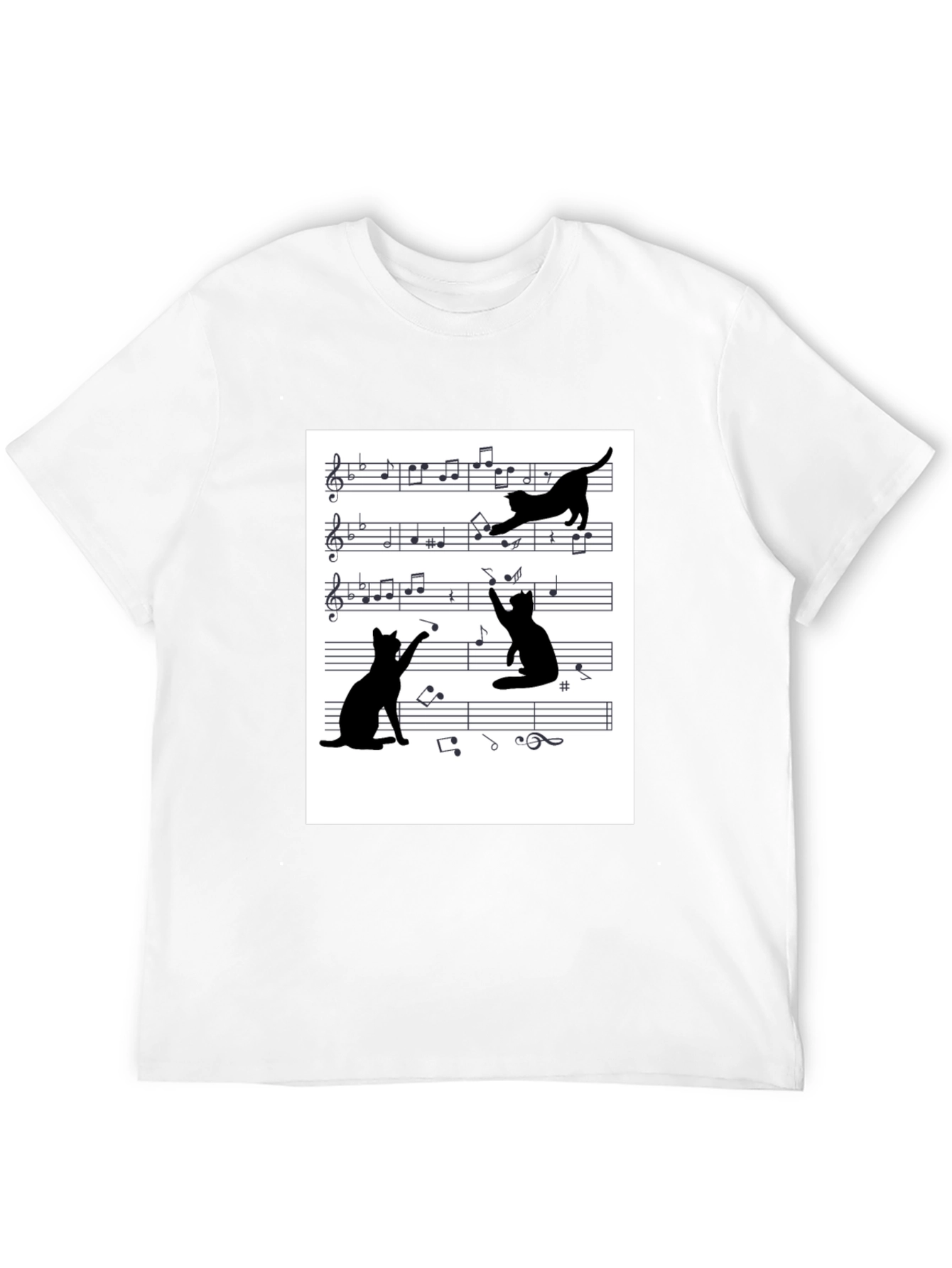 Musical Cats Graphic Tee