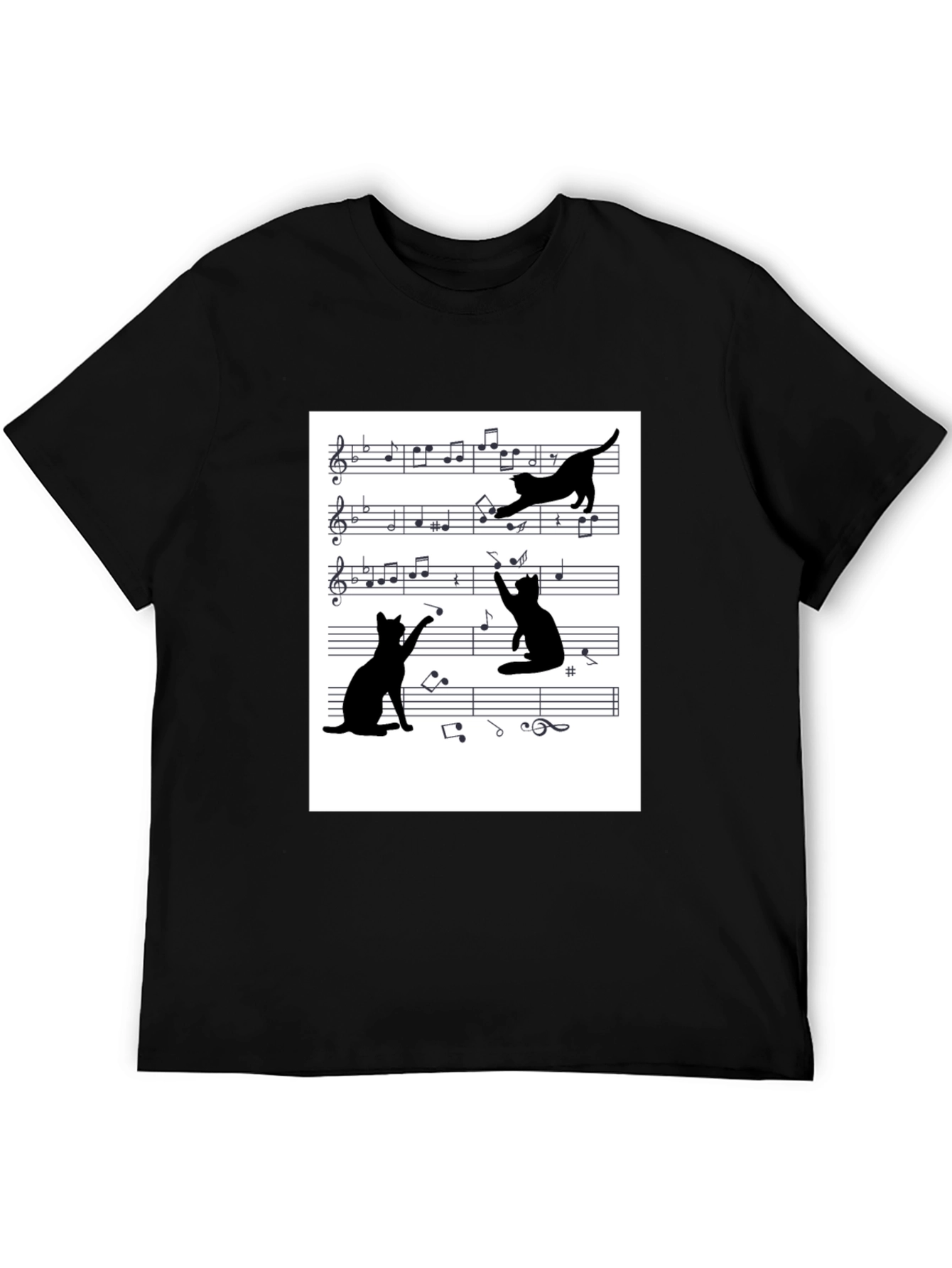 Musical Cats Graphic Tee