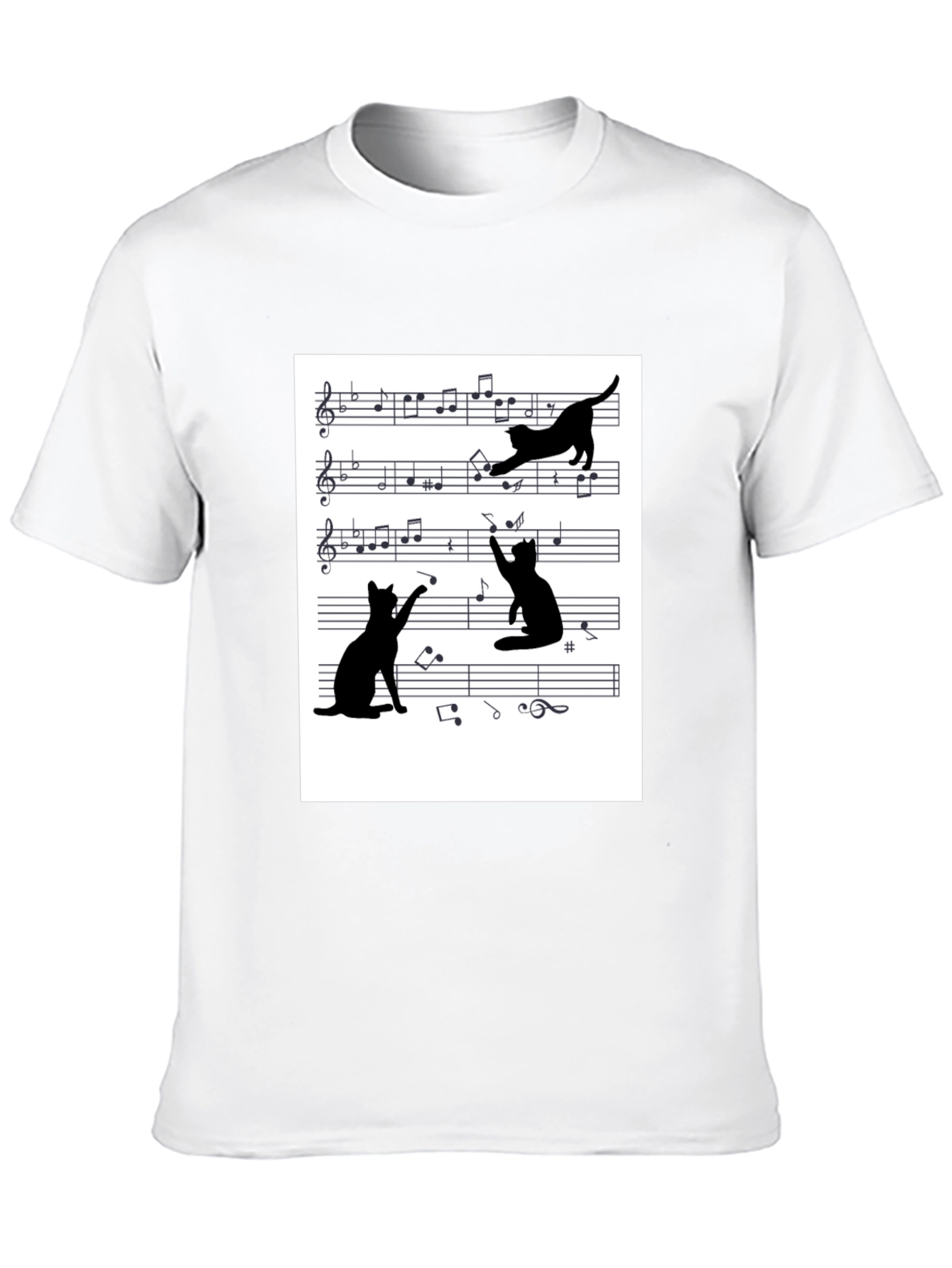 Musical Cats Graphic Tee