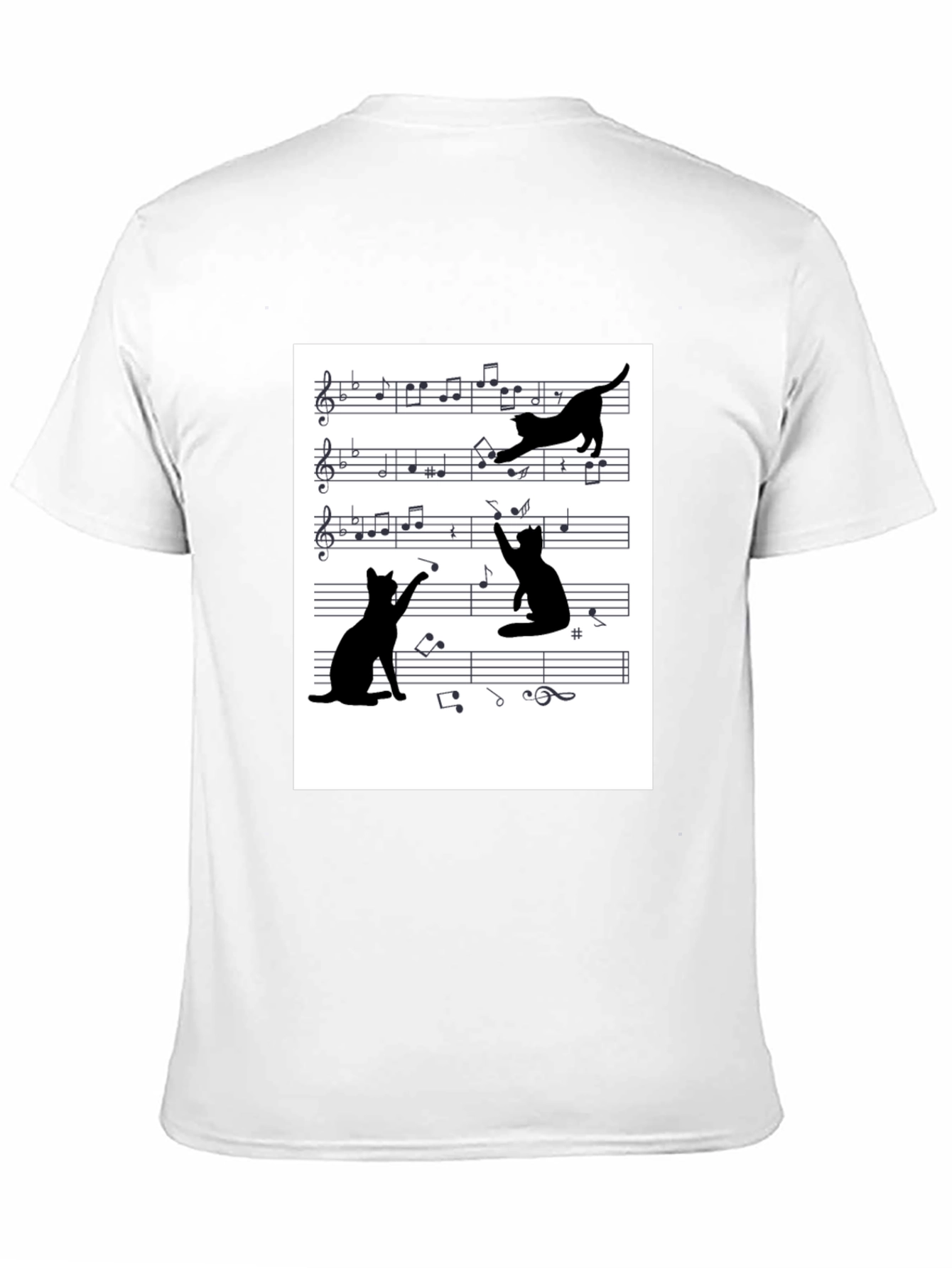 Musical Cats Graphic Tee