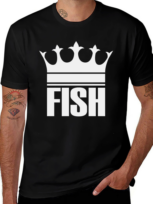 King Fish Graphic Tee - Stylish Black T-Shirt