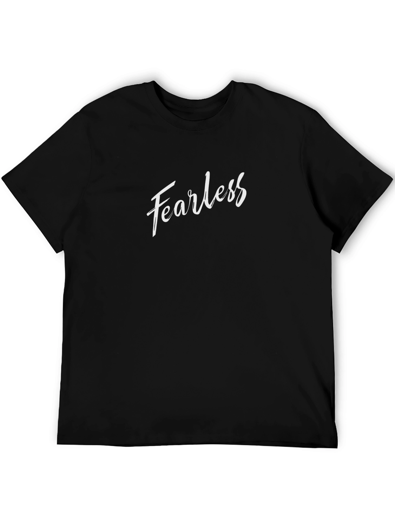 Fearless Black T-Shirt - Stylish & Comfortable