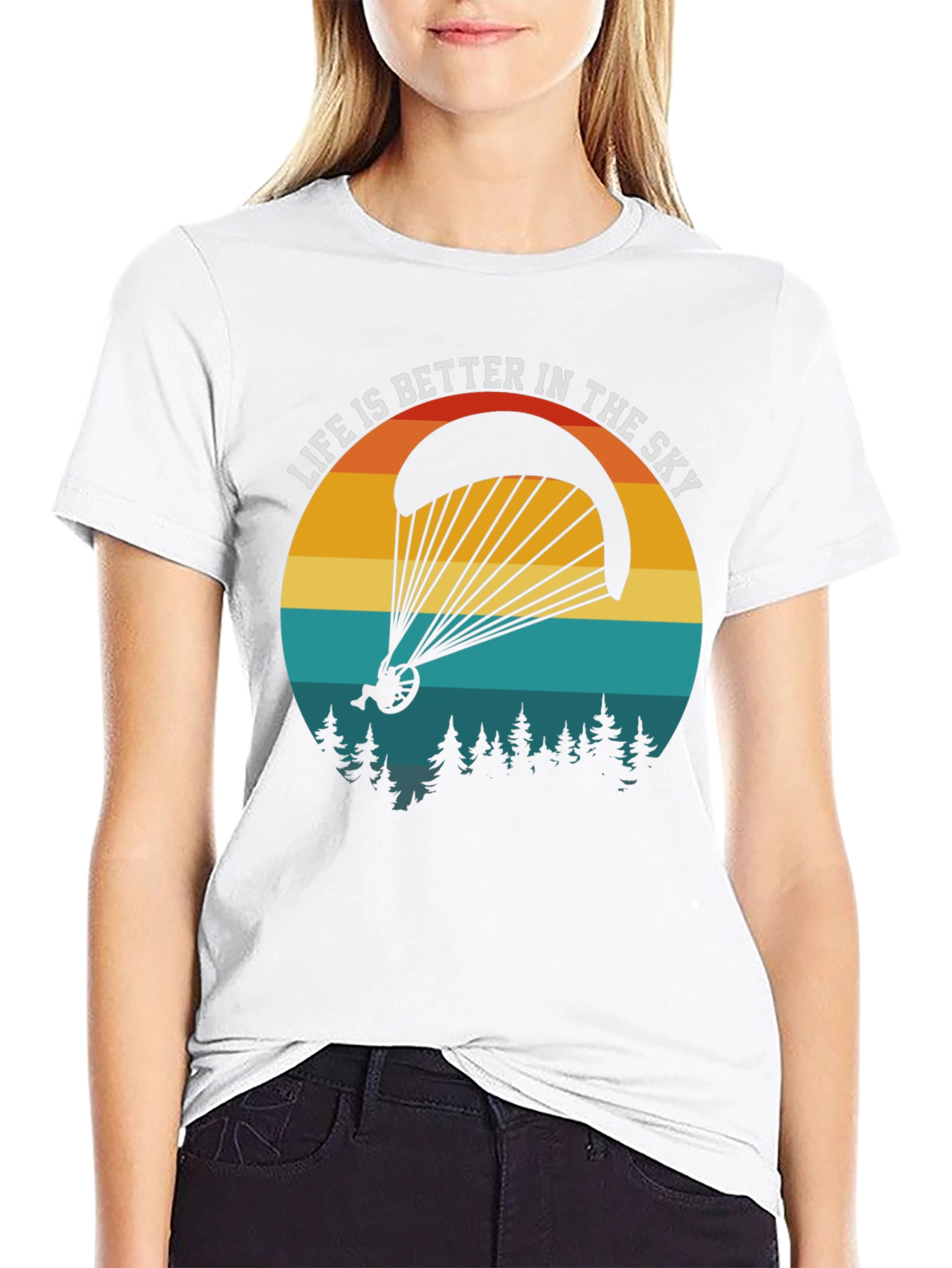 Sky High T-Shirt: Paragliding Adventure Tee