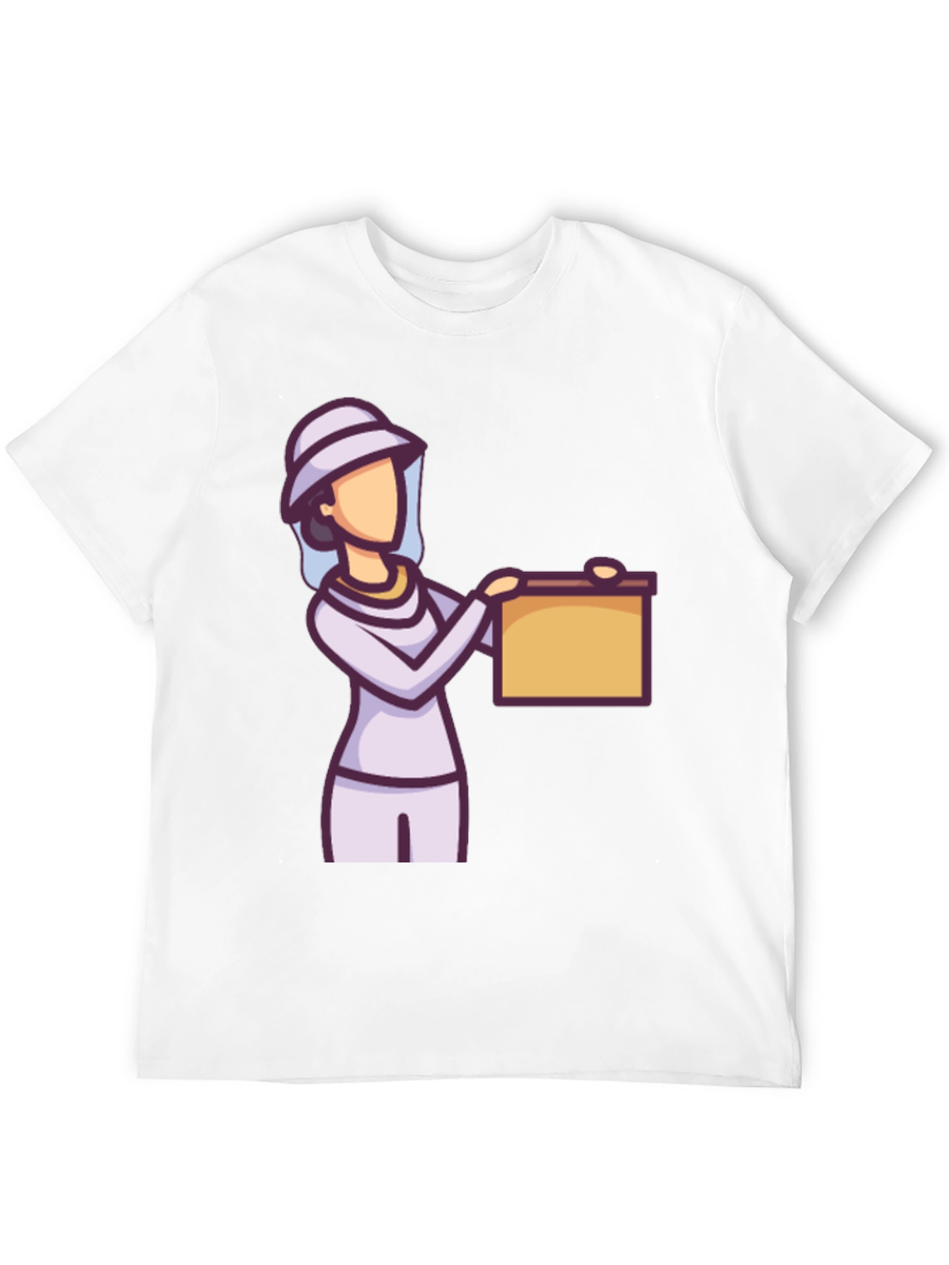 Beekeeper Cartoon Graphic Tee - Unisex Black T-Shirt