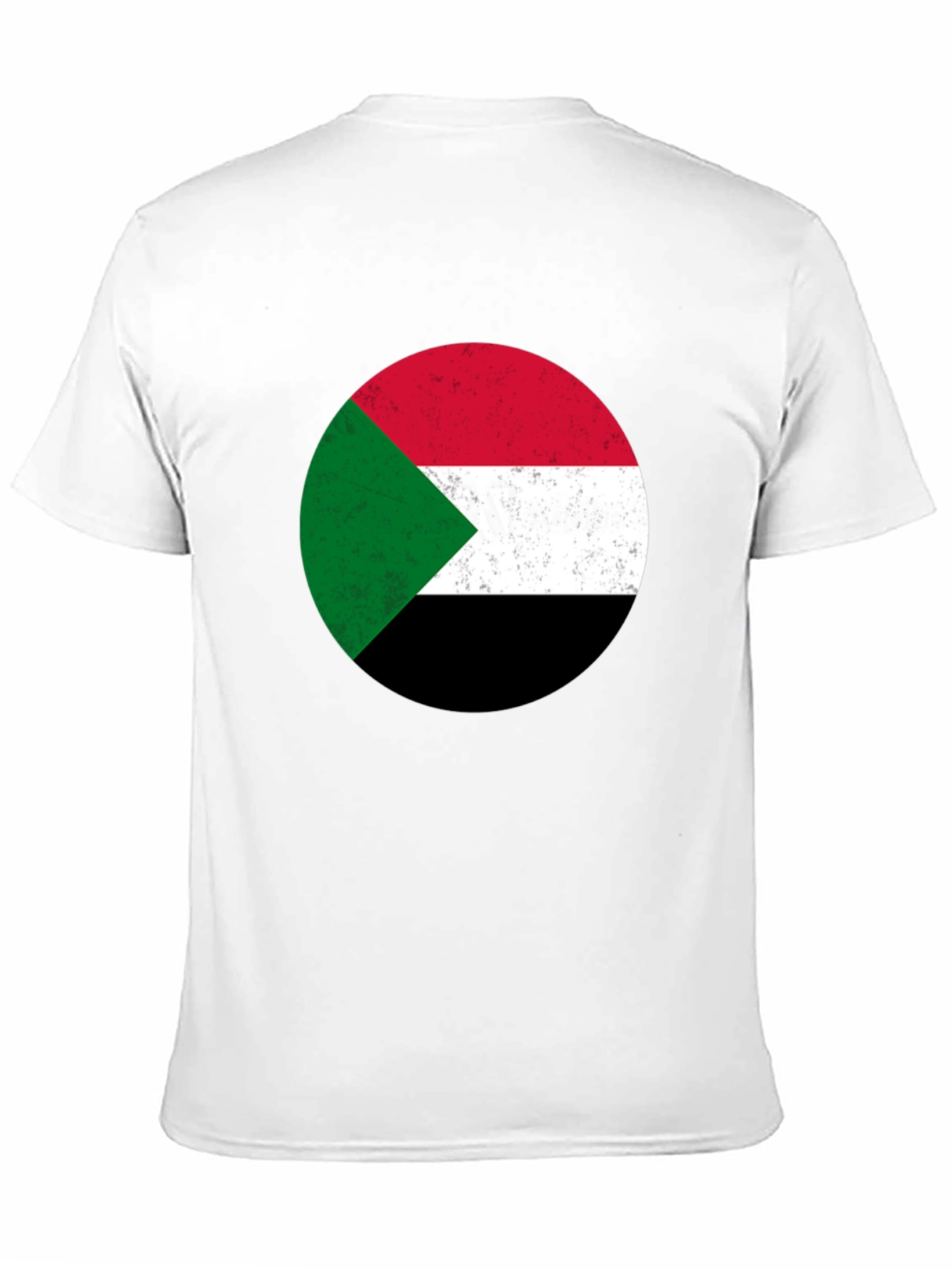 Sudan Flag T-Shirt - Distressed Graphic Tee